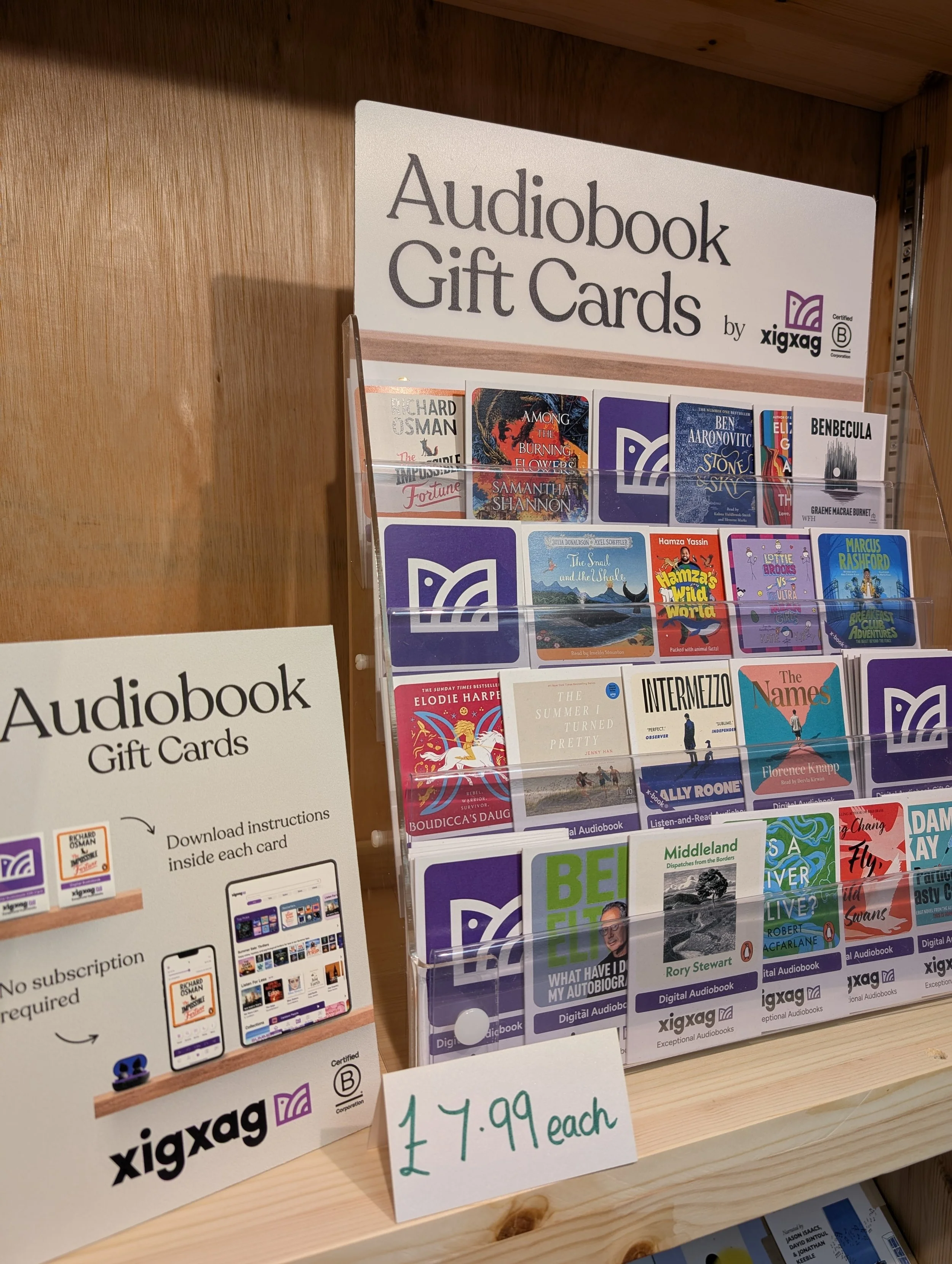 Audiobook Gift Cards