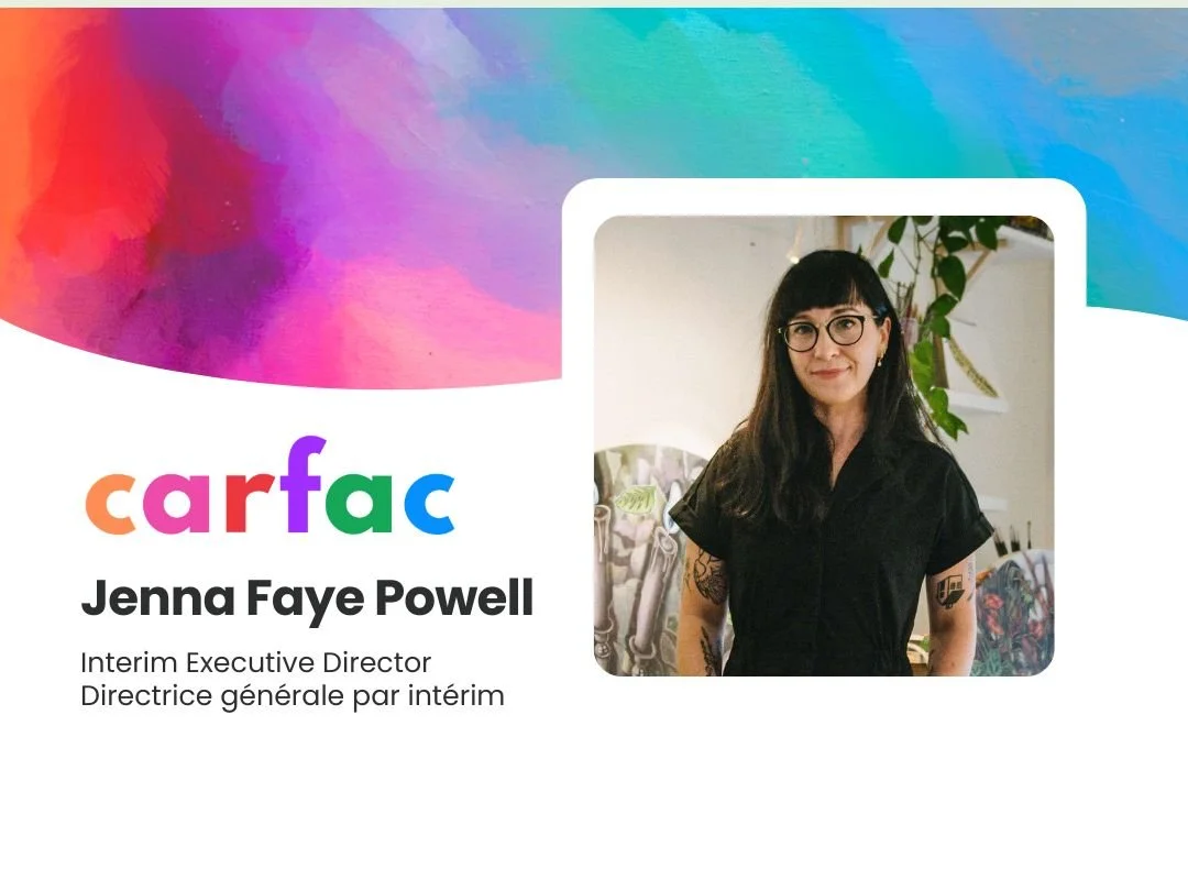 Communiqué : CARFAC National accueille sa nouvelle directrice générale par intérim