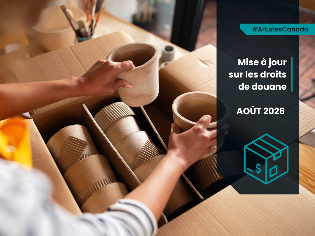 COMMUNIQUÉ DE PRESSE - CARFAC National réagit à l’imposition de nouveaux droits de douane américains sur les produits canadiens