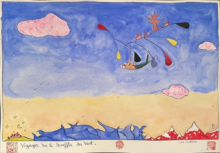 Voyager sur le souffle du vent. Travelling on the Breath of the Wind..jpeg
