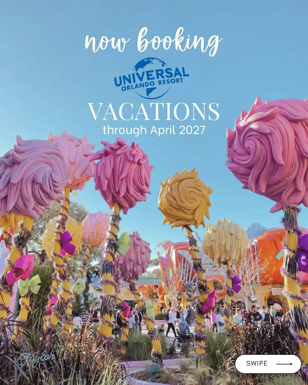 If you&rsquo;ve been waiting&hellip; Universal Orlando Resort vacation packages now available through April 30th, 2027! ✨ 

And even sweeter news? Save up to $300 on 2026 bookings &amp; up to $200 on 2027 bookings when you bundle &amp; save. 

Click 