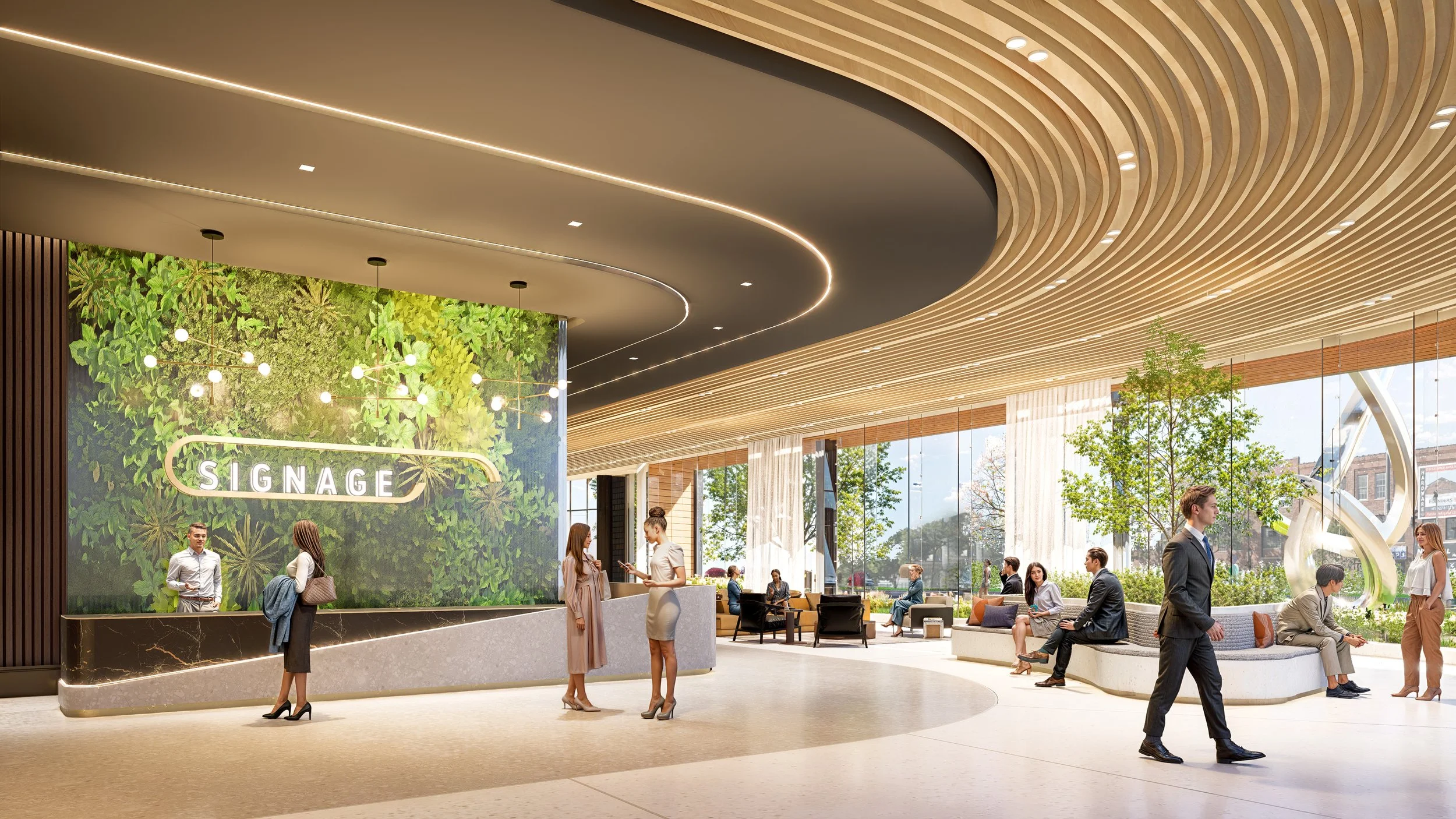 Vibrant Lobby