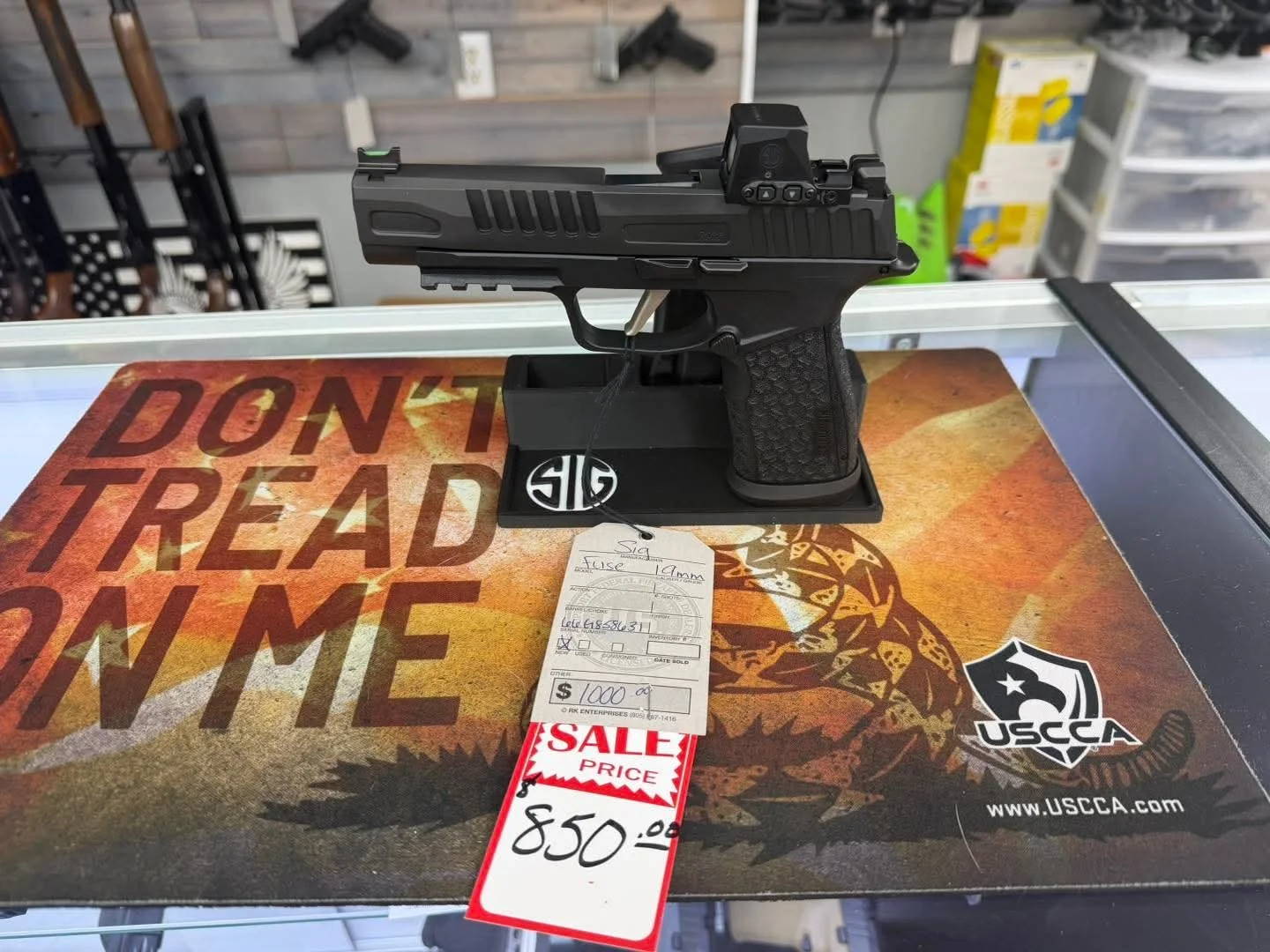 SIG Sauer P320 9mm Pistol with Red Dot