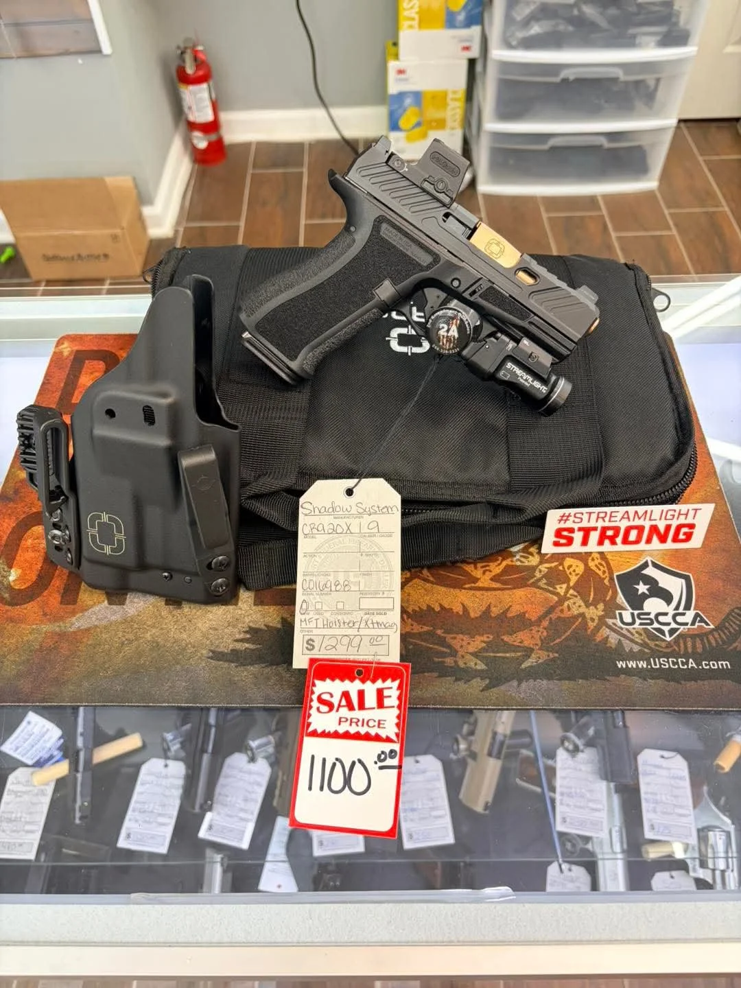 Shadow Systems CR920X 9mm Pistol – Stream light + Holster Bundle