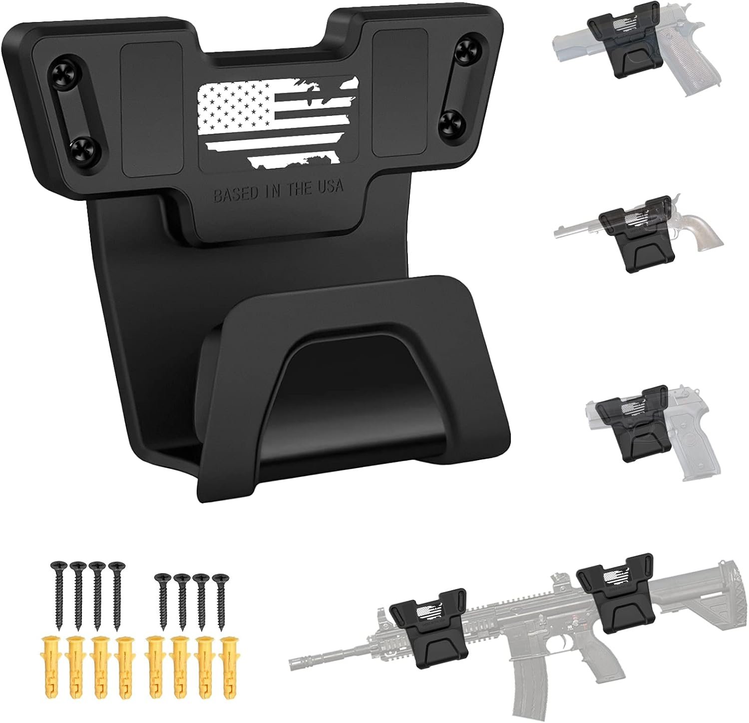 Magnetic Pistol Mount for Wall/Vehicle