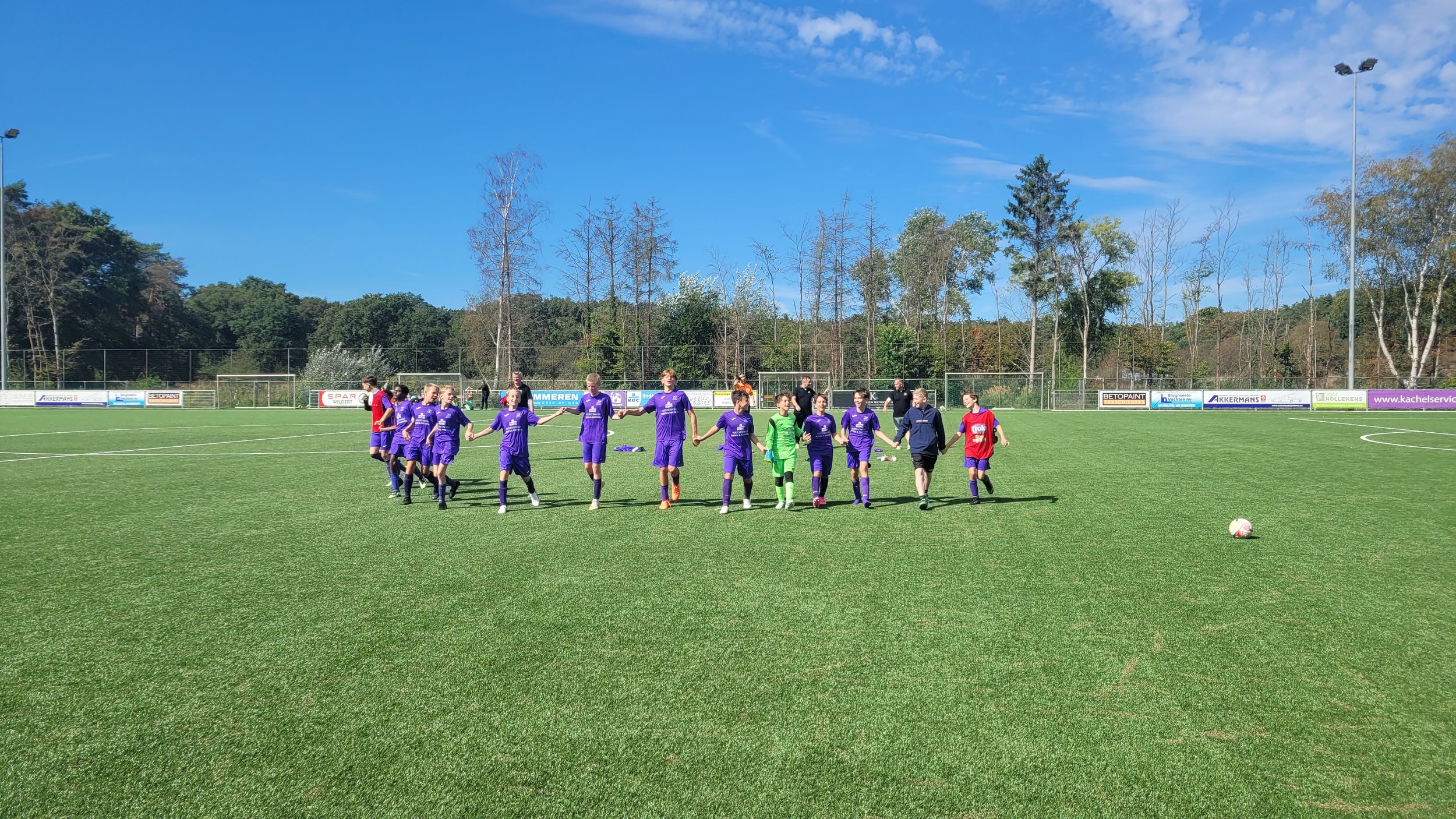 U14 start furieus.