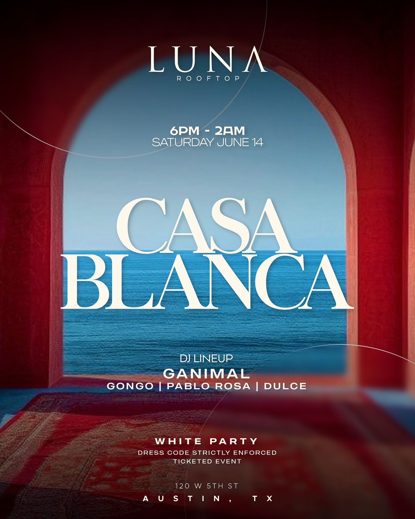 Absolutely buzzin for a helluva week in the 512:

Curating &amp; spinning a kick ass event this Saturday at HQ where we&rsquo;re bringing a chic and sophisticated Euro summer to TX

Tickets are moving fast so be sure to grab from link in bio before w