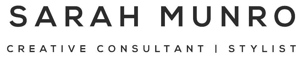 Sarah Munro Creative Consultant and Stylist