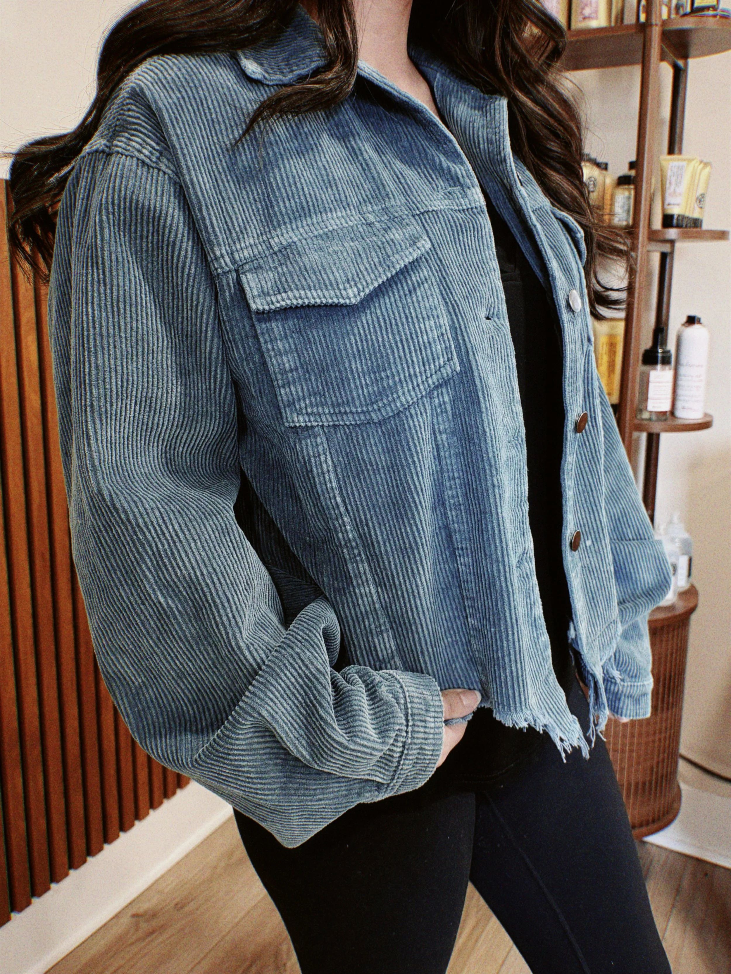 Forrest green corduroy jacket