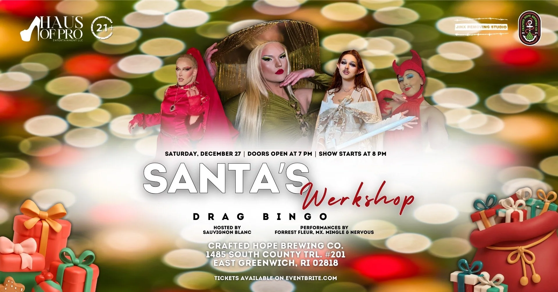 Drag Bingo: Santa's Werkshop