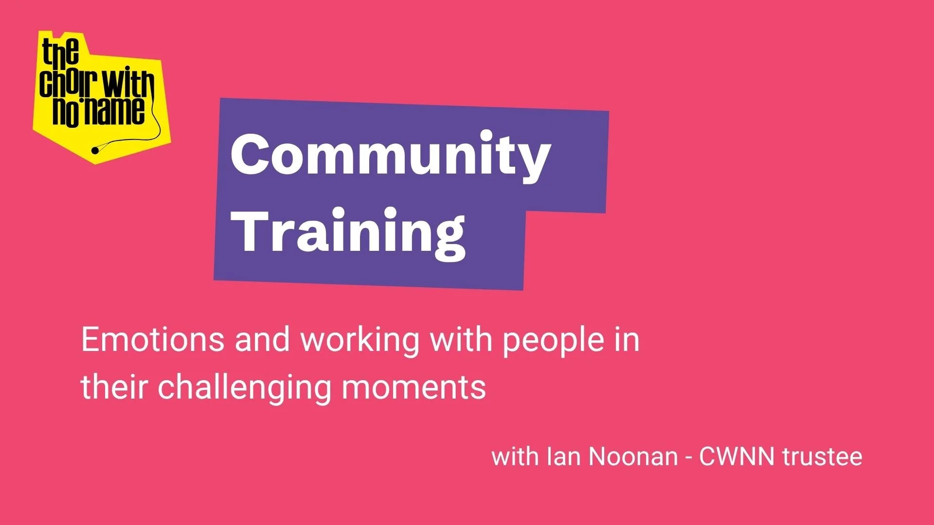 Emotions - CWNN Community Training
