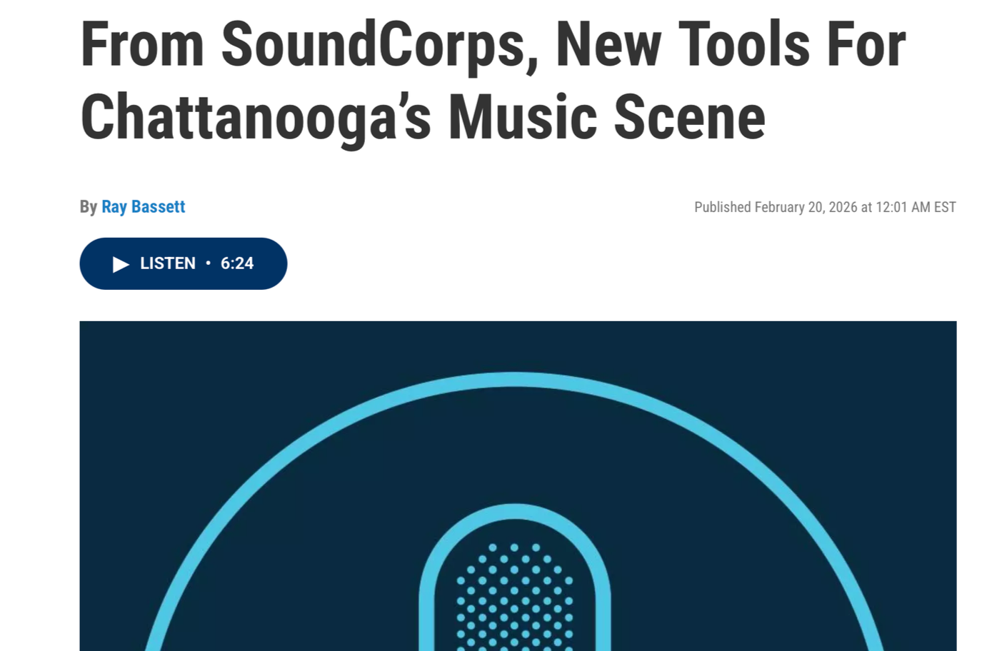 From SoundCorps, New Tools For Chattanooga’s Music Scene