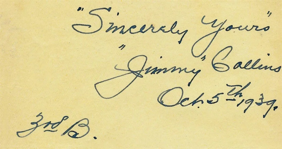 Collins, Jimmy - HoF Class of 1945