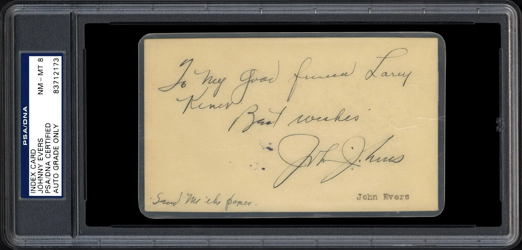 Evers, Johnny - HoF Class of 1946