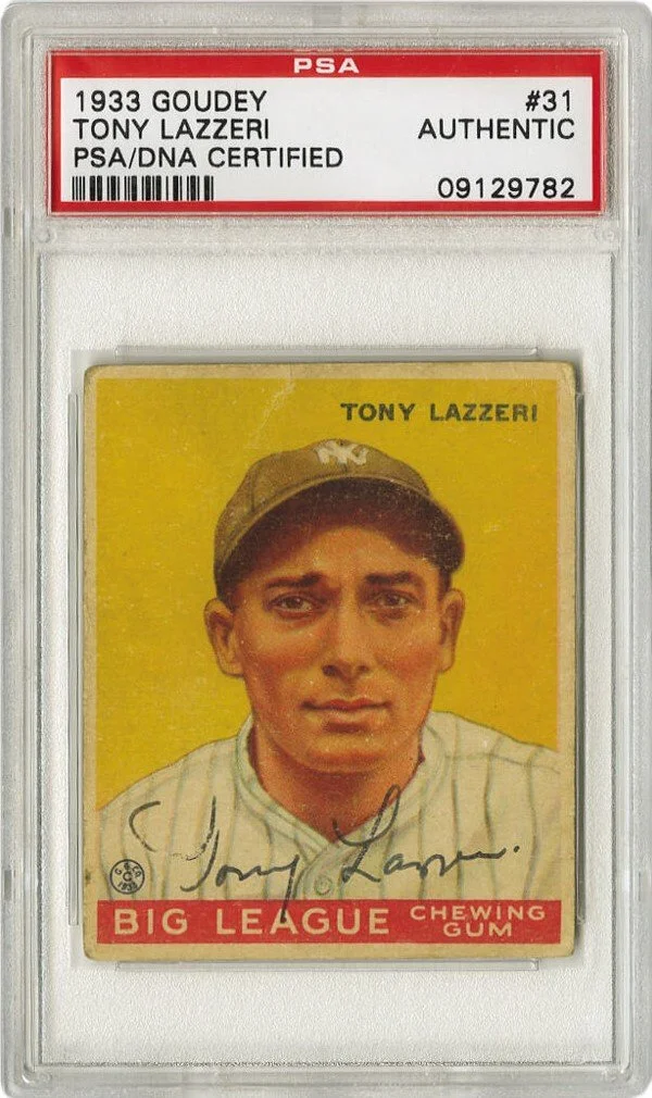 Lazzeri, Tony - HoF Class of 1991