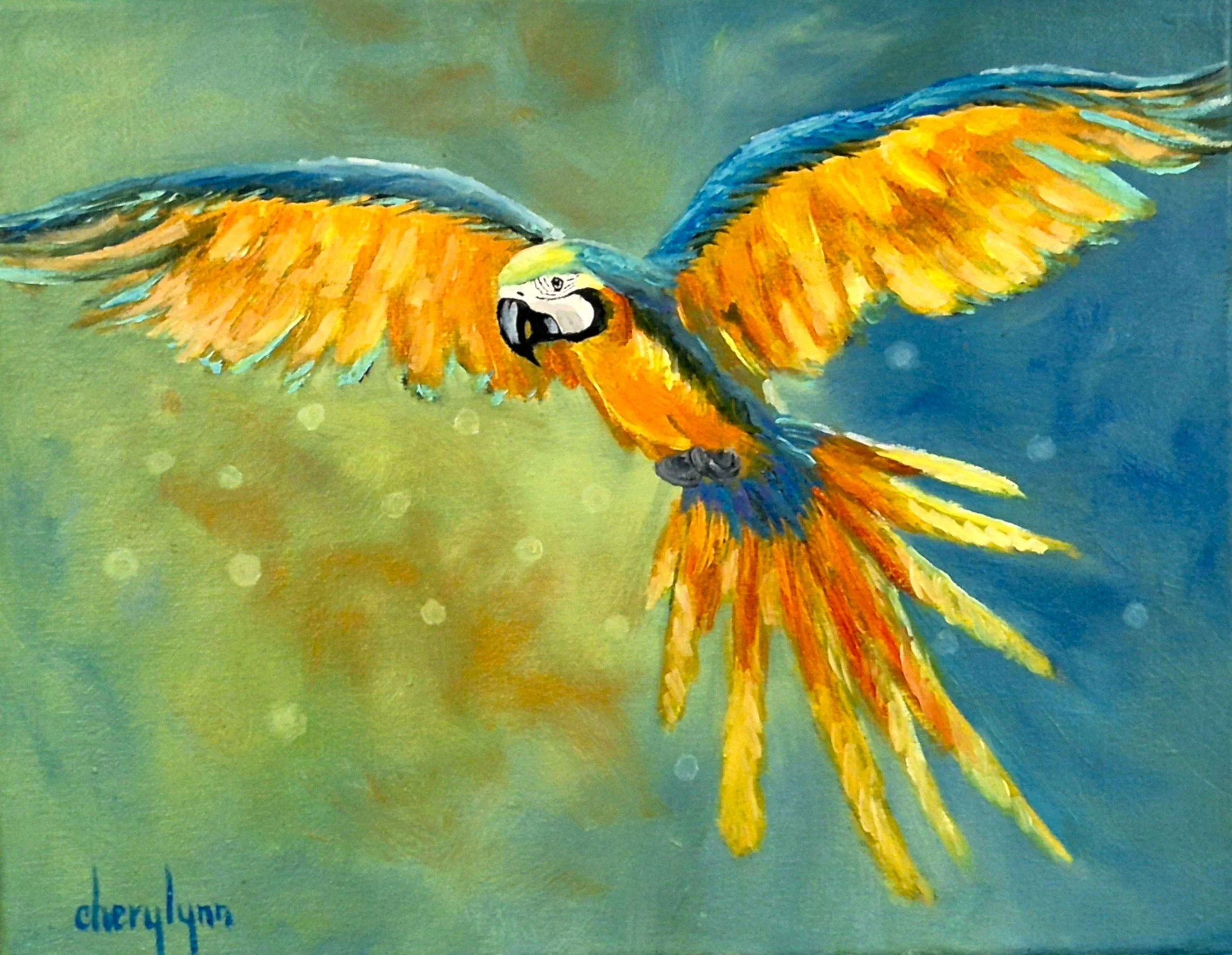 Sunlit, 16x20" original is oil over acrylic on canvas $835