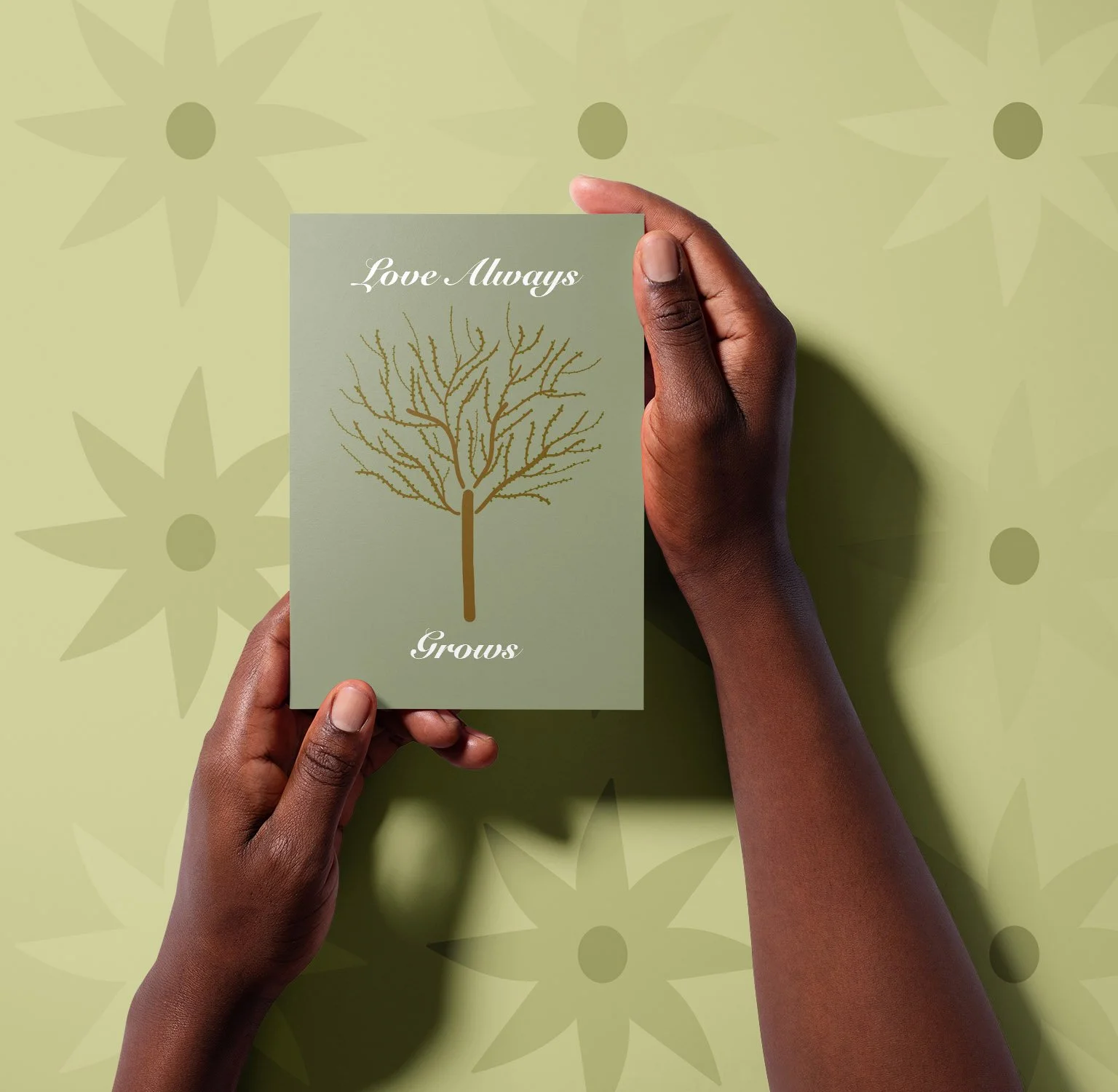 5x7 Love Always Grows Heartwarming-Encouragement Thank You Card.jpg