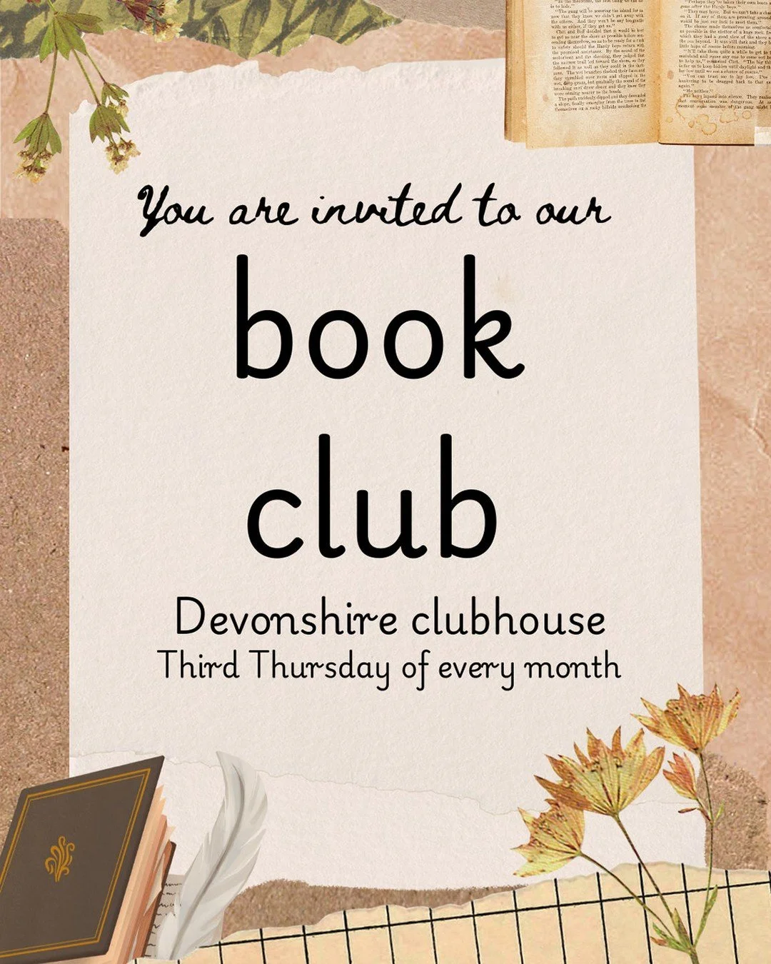 📚 Big news, book lovers! The Devonshire Book Club is officially starting &mdash; and our very first book is Beautiful Ugly by Alice Feeney! 

🙌Join us for our first-ever meeting on

📅 Thursday, October 16th🕕 6:00 PM
📍 Clubhouse

A huge thank you