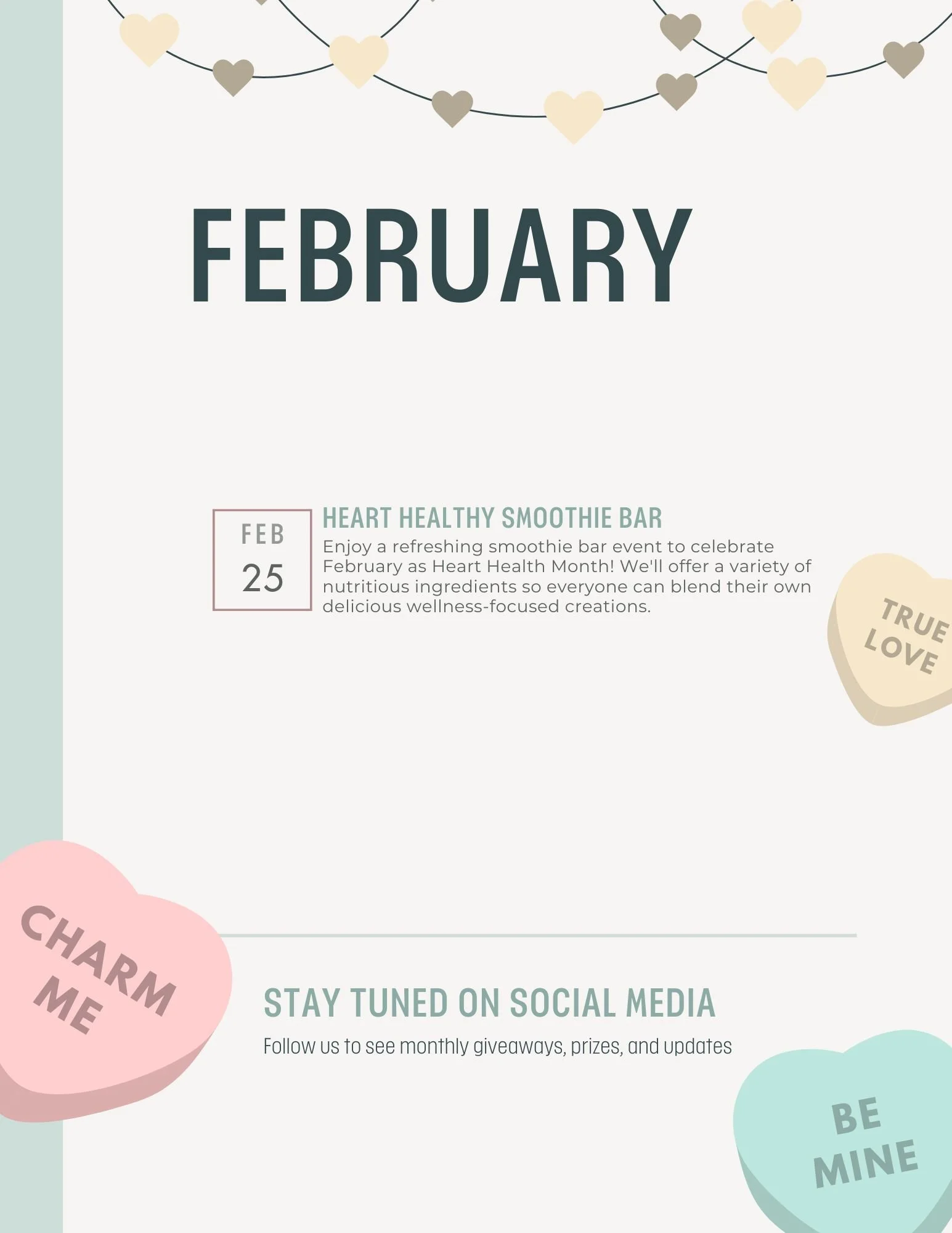 Check our our Smoothie Bar event!