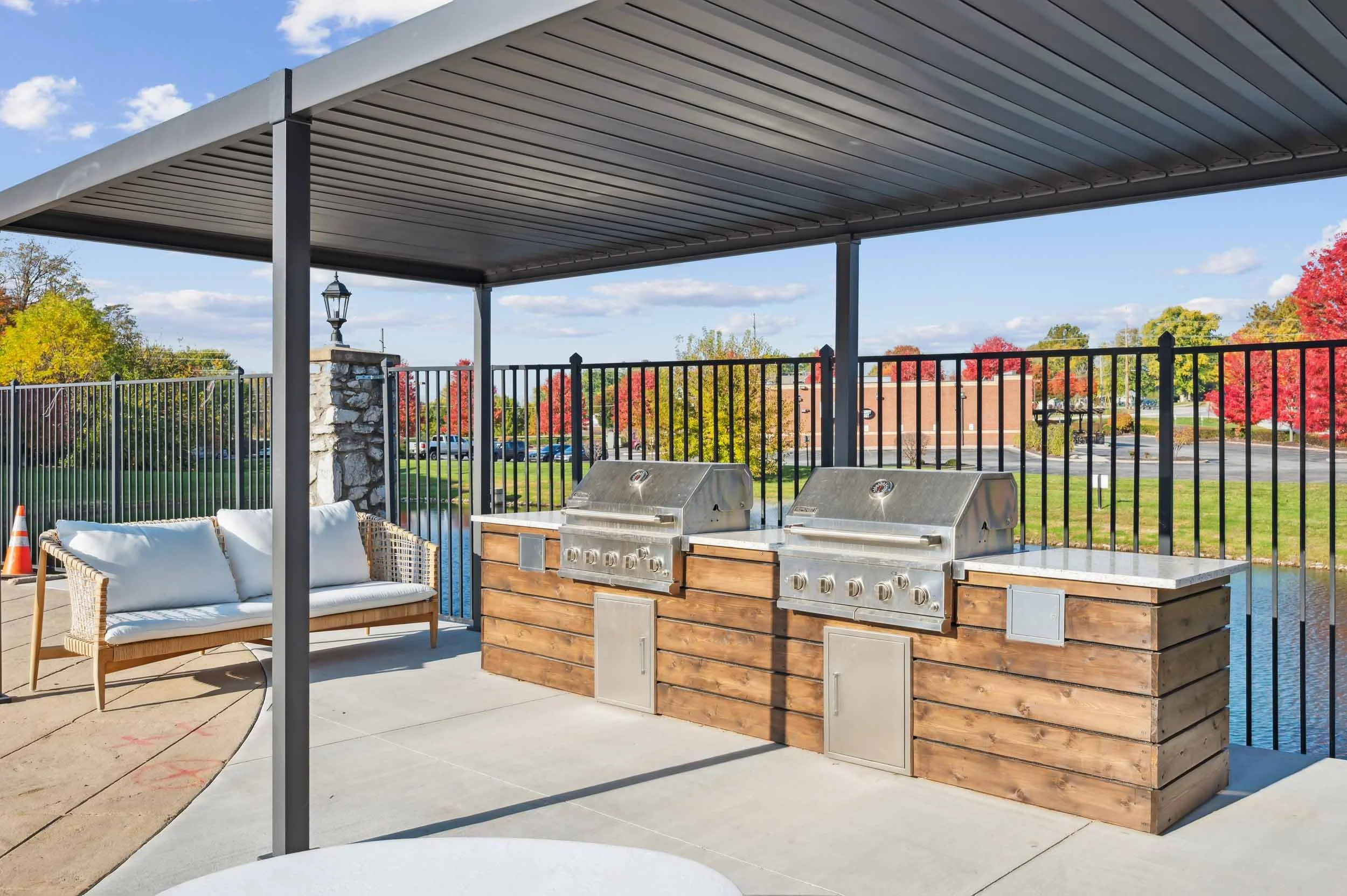 Devonshire Apartments in Greenwood, IN | Grilling Stations