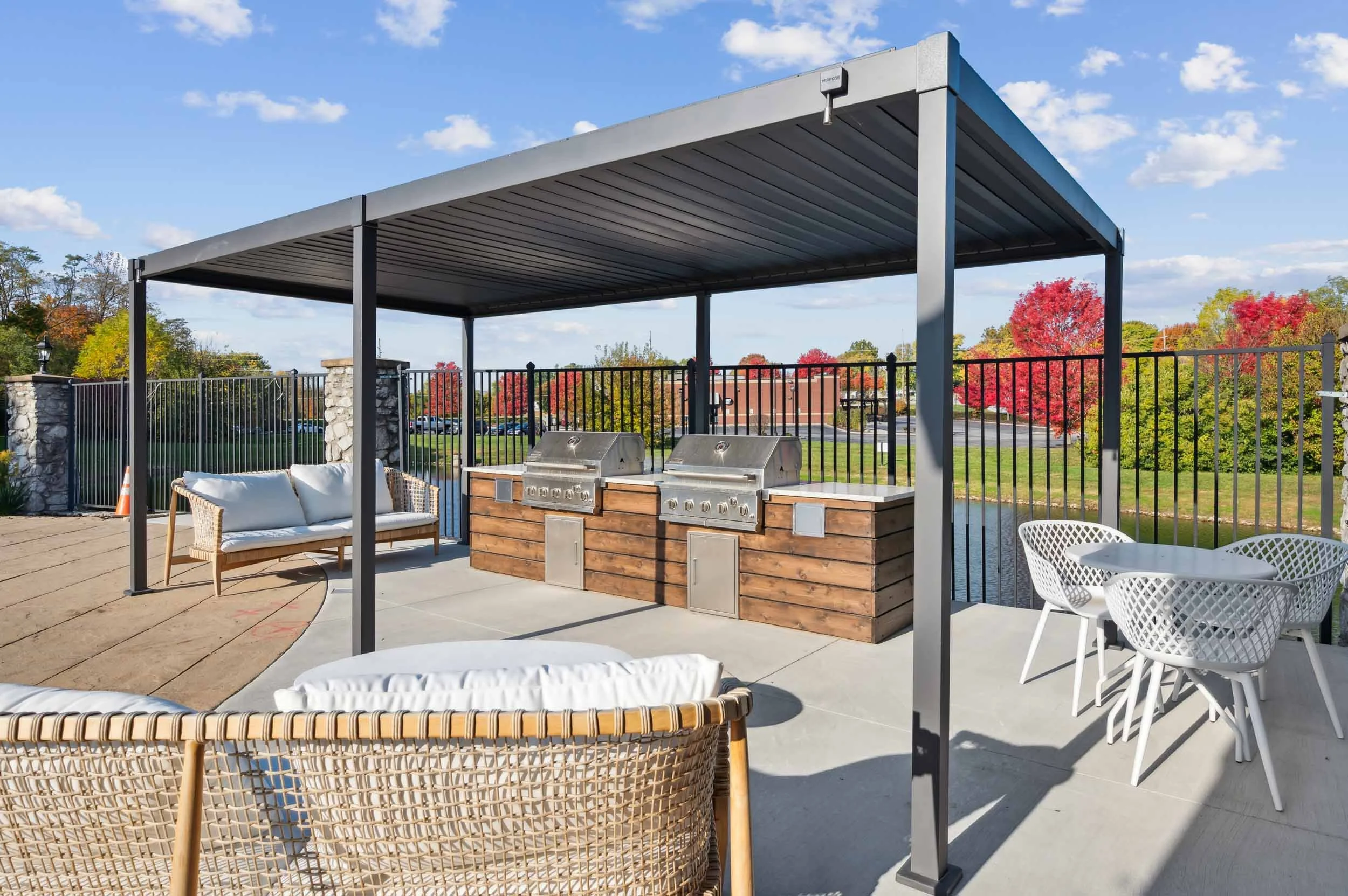 Devonshire Apartments in Greenwood, IN | Grilling Stations