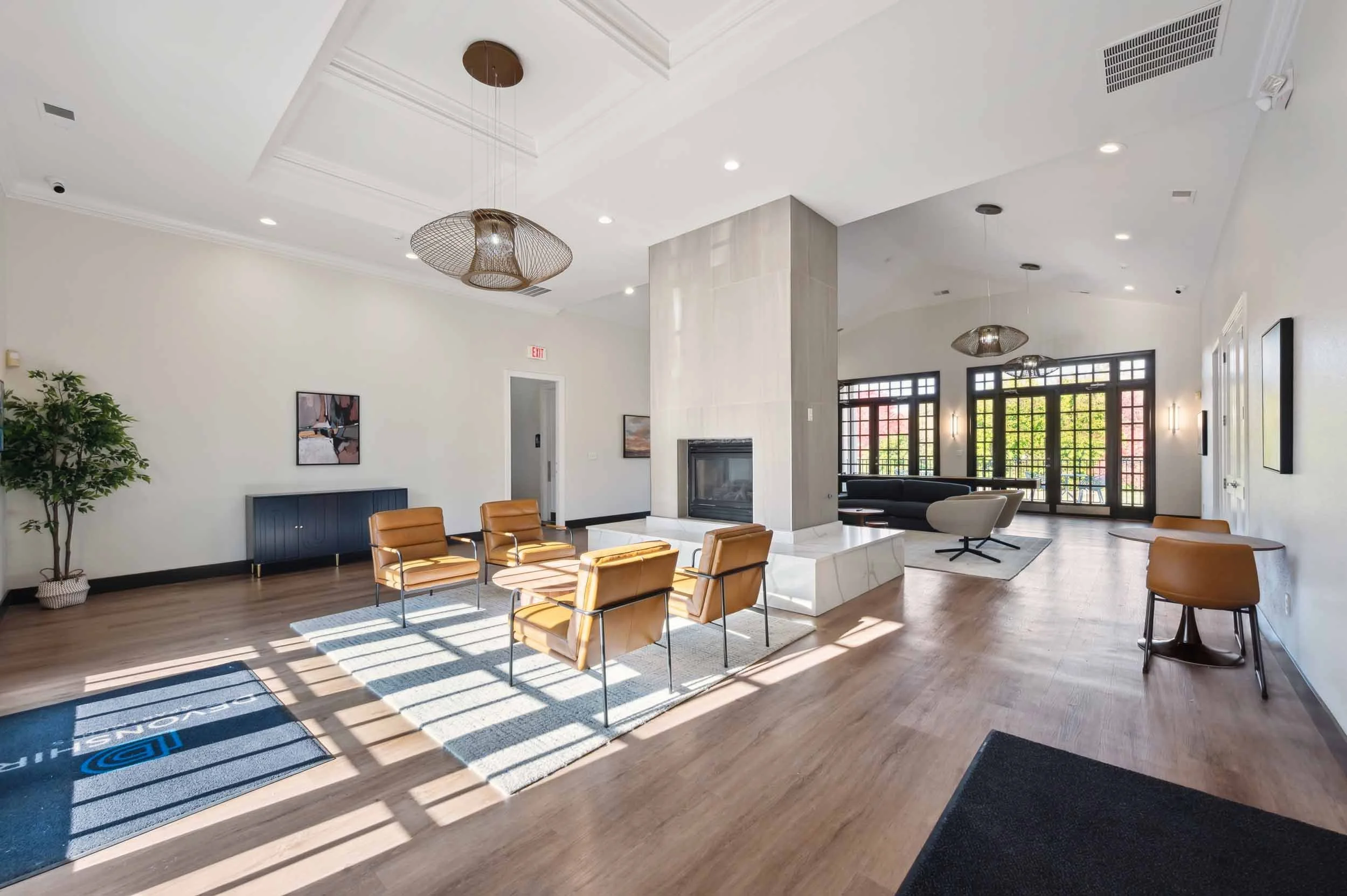 Devonshire Apartments in Greenwood, IN | Clubhouse and Resident Lounge