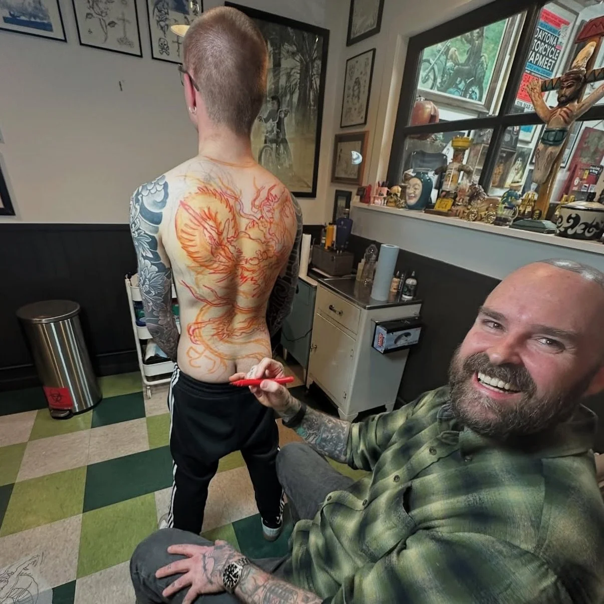 🔥 Guest Artist Week is Here! 🔥

We&rsquo;re excited to host two insanely talented guest artists this week! Swipe to check out their work! 

Available this week only
📍 Don&rsquo;t Tell Mama Tattoo &ndash; Cedar Park we have @yerkopetricic 
📍 Iron 