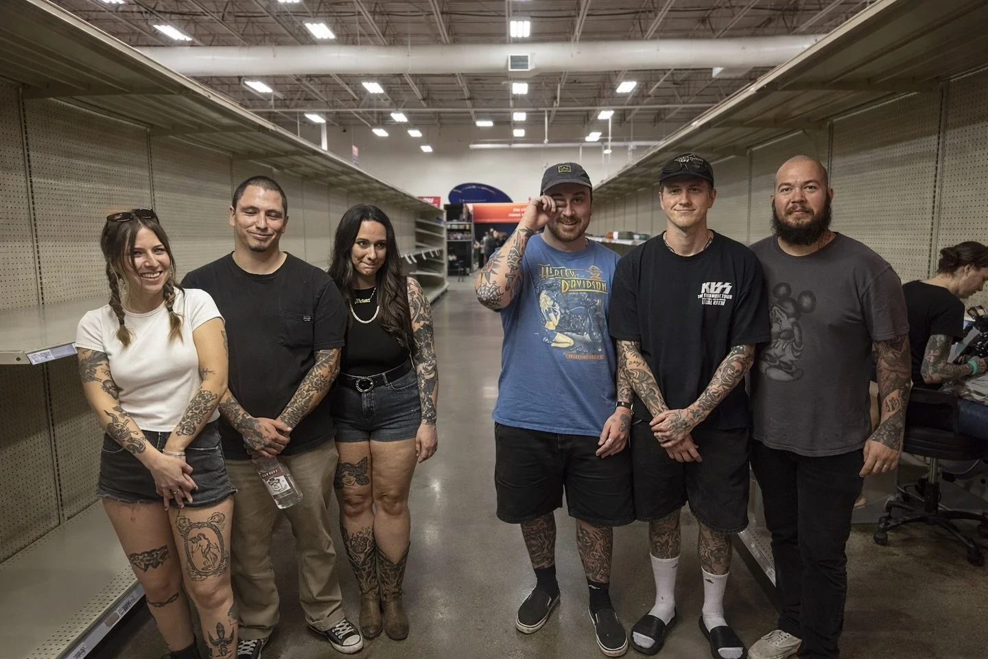 Guess what&rsquo;s NOT out of stock today?!? 

Business as usual. Walk-ins noon-9pm. Come grab a tattoo to keep you warm for the blizzard 🥶