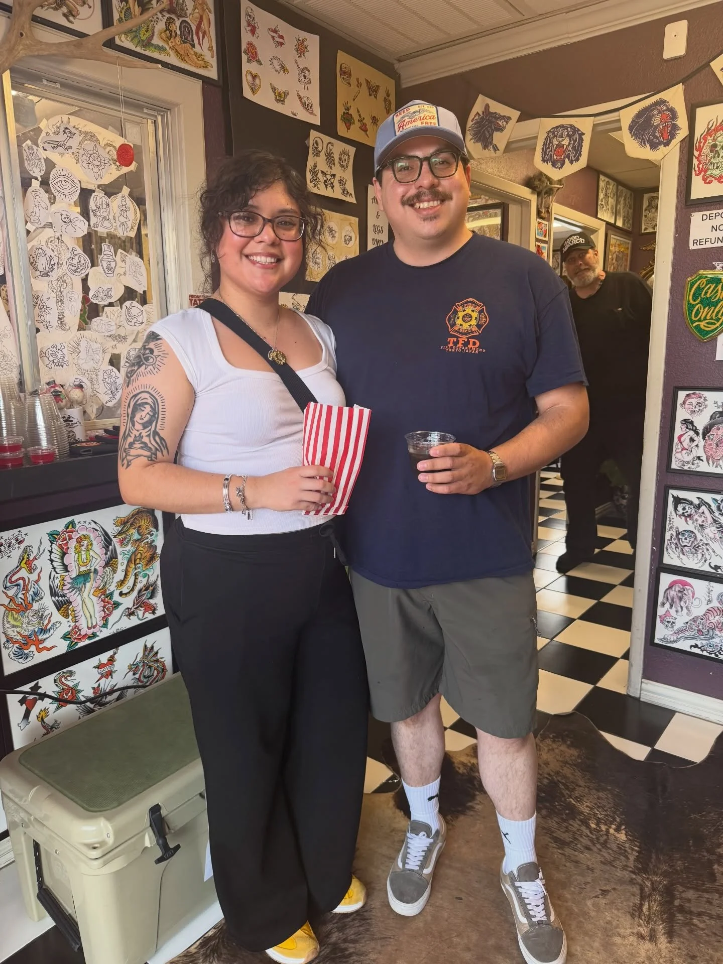 91 tattoos, Georgetown. 🔥💌 We are so grateful- It was the best day. Happy Friday the 13th &amp; have a great Valentine&rsquo;s Day! Let&rsquo;s run in back next month, yes? 🍀🌸