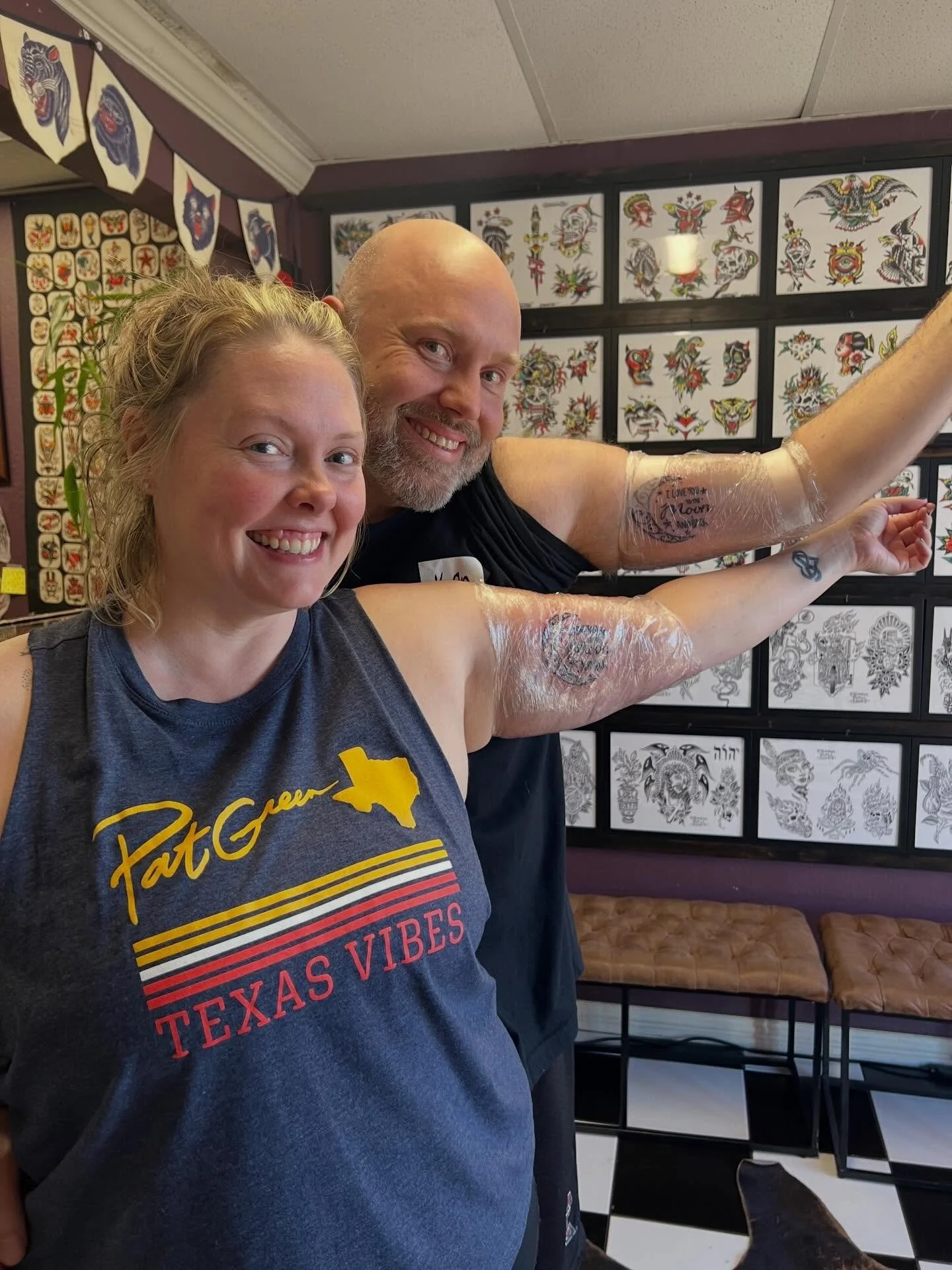 We&rsquo;re blessed to be able to make some amazing art every single day! 🖤
Open everyday, 12-9, for all of your tattoo needs! 
 

#georgetowntxtattoo #austintattoo #smallbusiness #texastattooshop #finelinetattoo