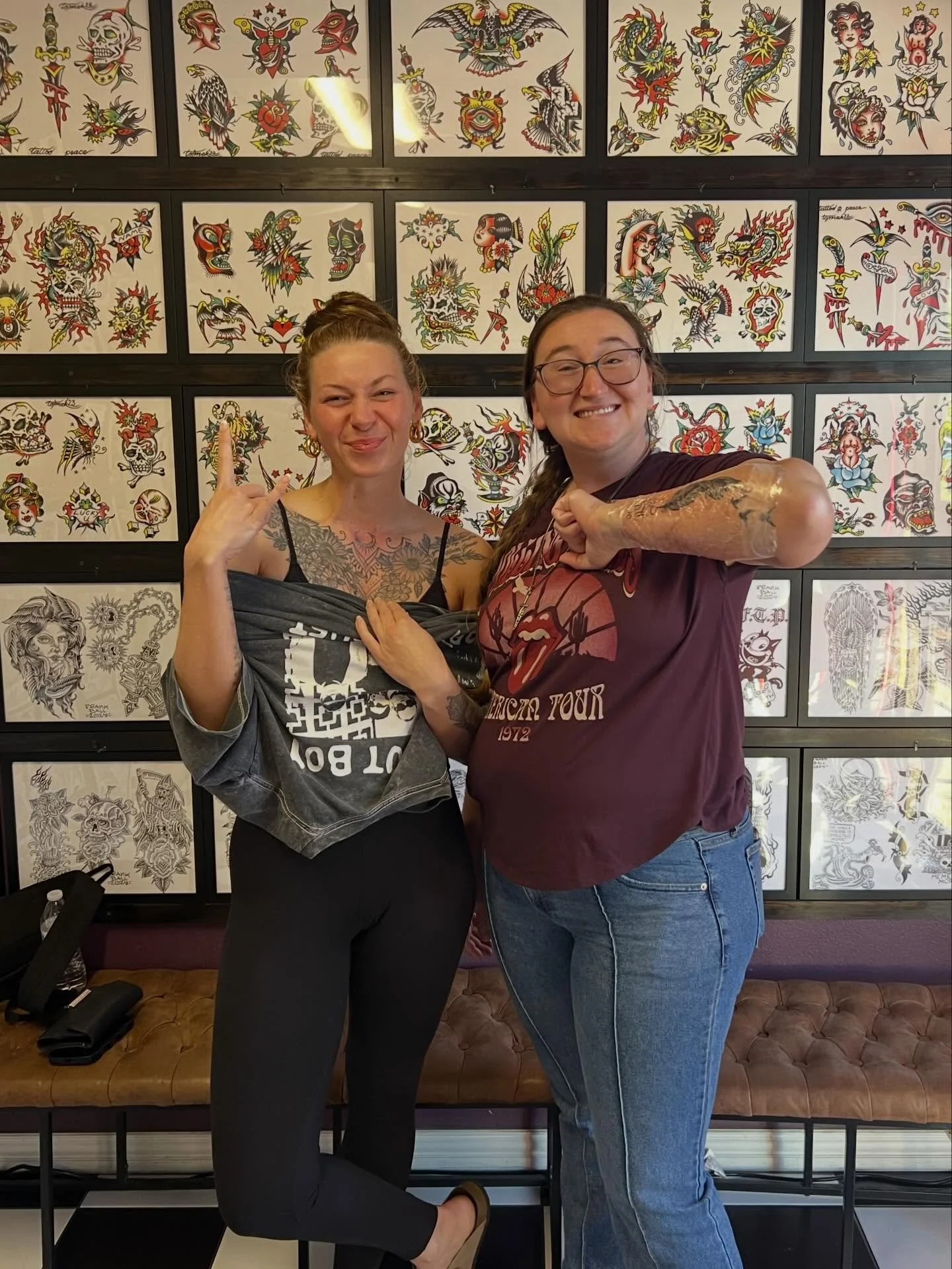 Always here for those lifelong memories! Whether you want to chat about a potential piece, book an appointment, or get a spontaneous walk-in tattoo, we&rsquo;re here everyday to help you out! 🤠