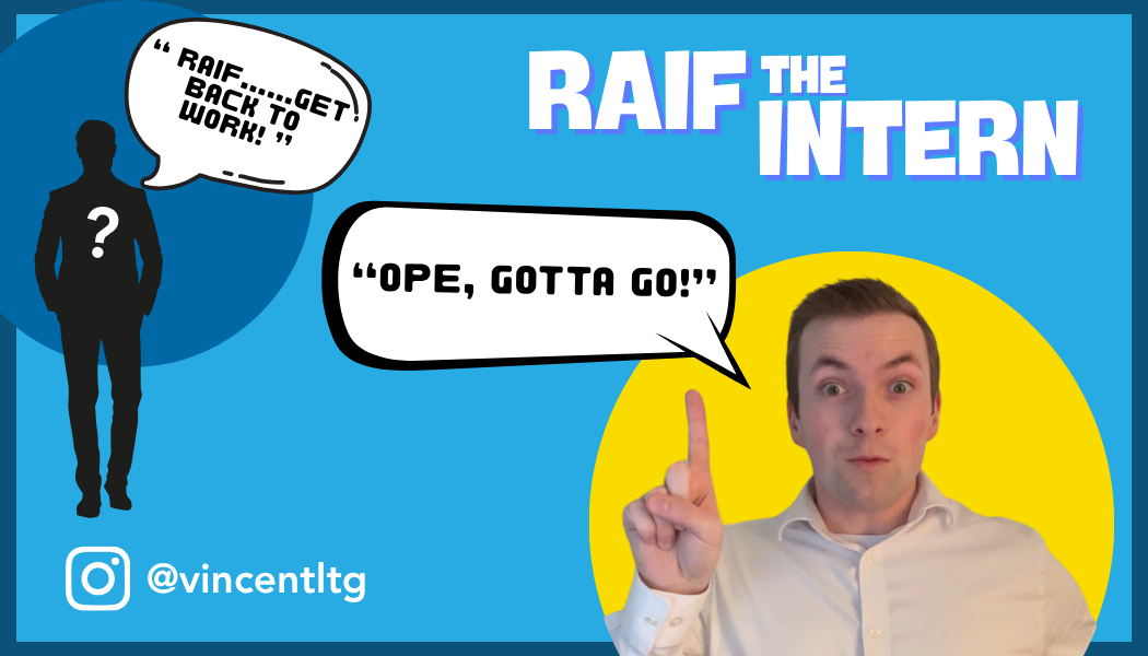 Raif the Intern Business Card (Back)