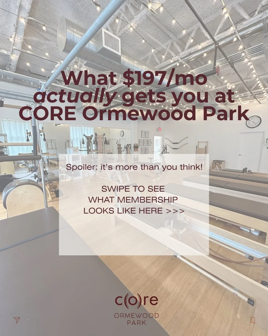 We get it, membership is a commitment. So let&rsquo;s break down exactly what you&rsquo;re getting.

For $197/month, you get:

✔ Up to 4 classes per month (50 minutes each)
✔ True small-group training (max 5 students on equipment, 8 on mat)
✔ Priorit