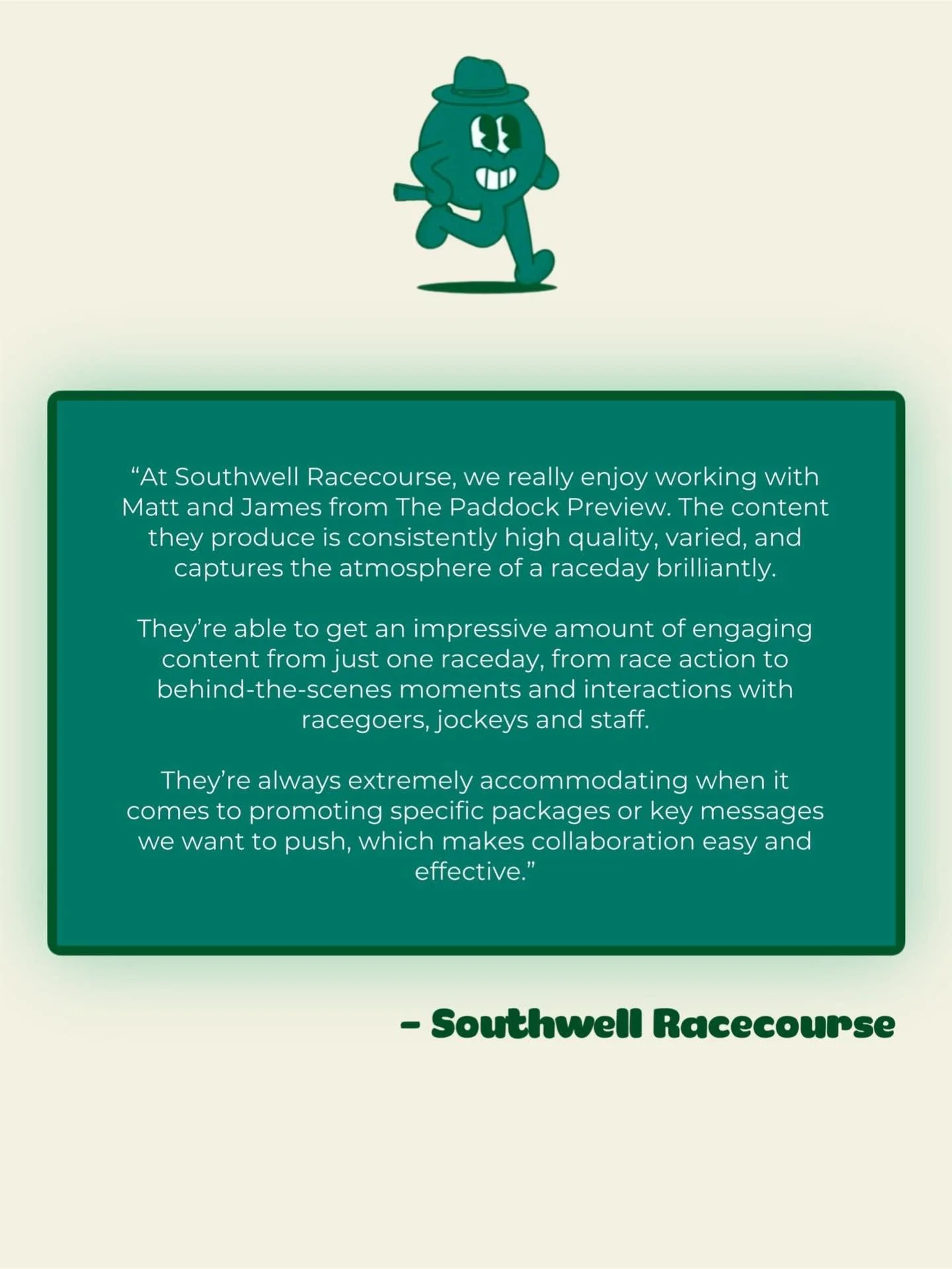 Thank you @southwellracecourse 👏🏻