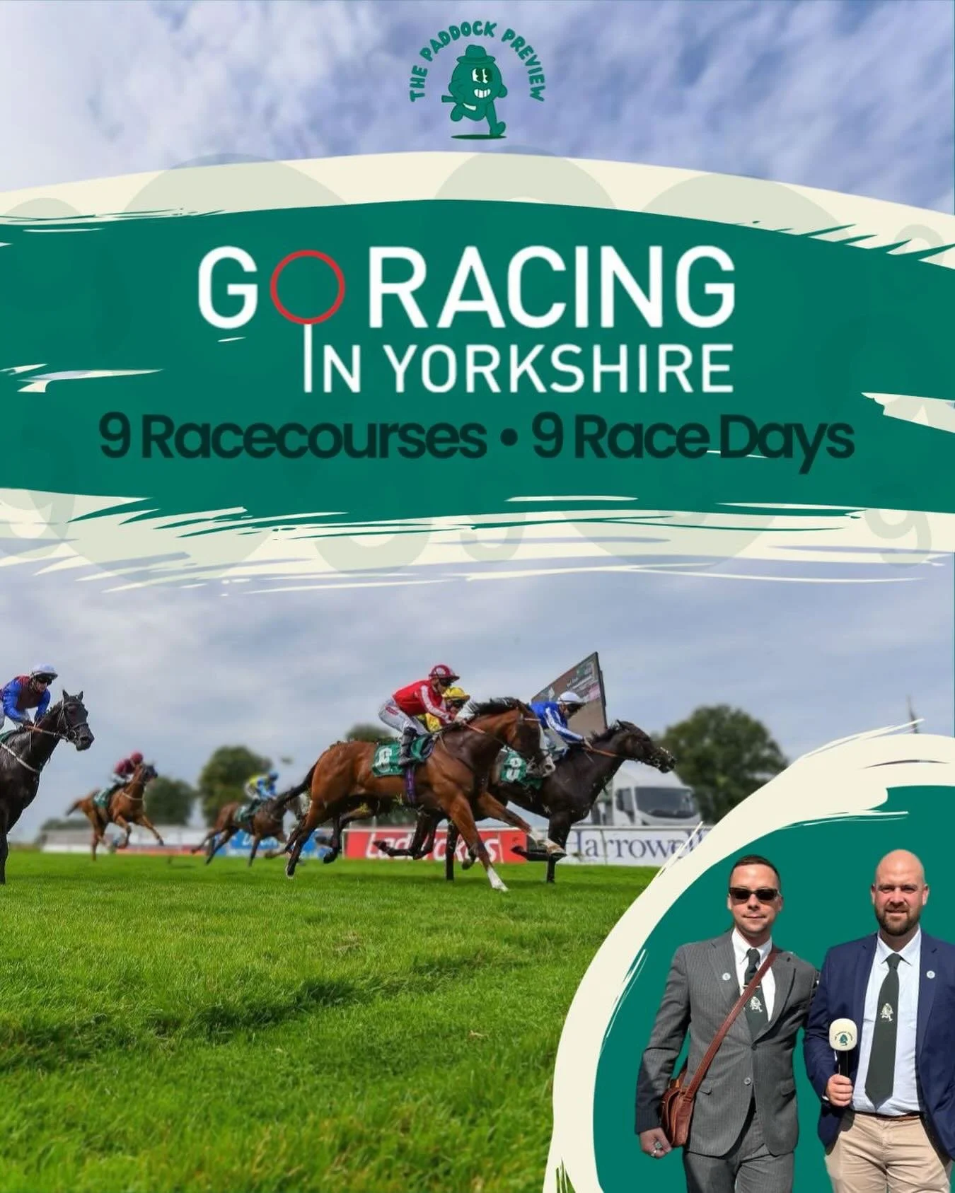 📣 ANNOUNCEMENT 📣 

We&rsquo;re absolutely thrilled to announce that The Paddock Preview is teaming up with Go Racing in Yorkshire 🤝🏼🏇

Over the next few months, we&rsquo;ll be working together across 9 racecourses, covering 9 racedays, showcasin