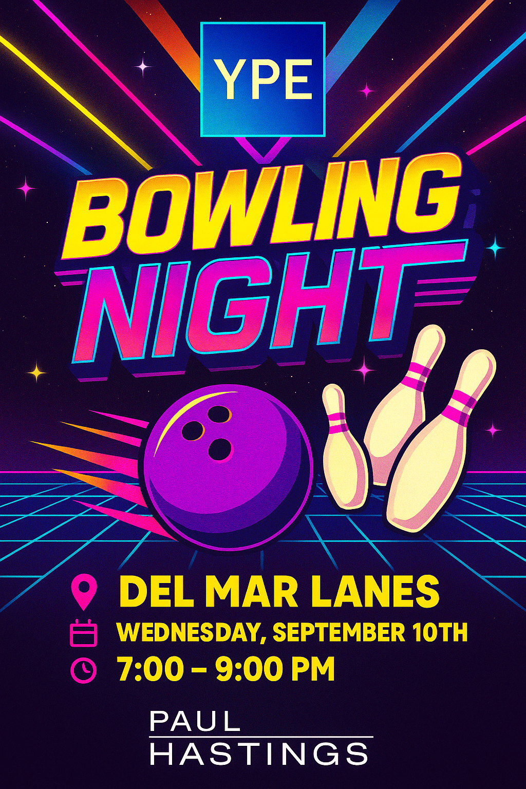 YPE Houston Bowling Night