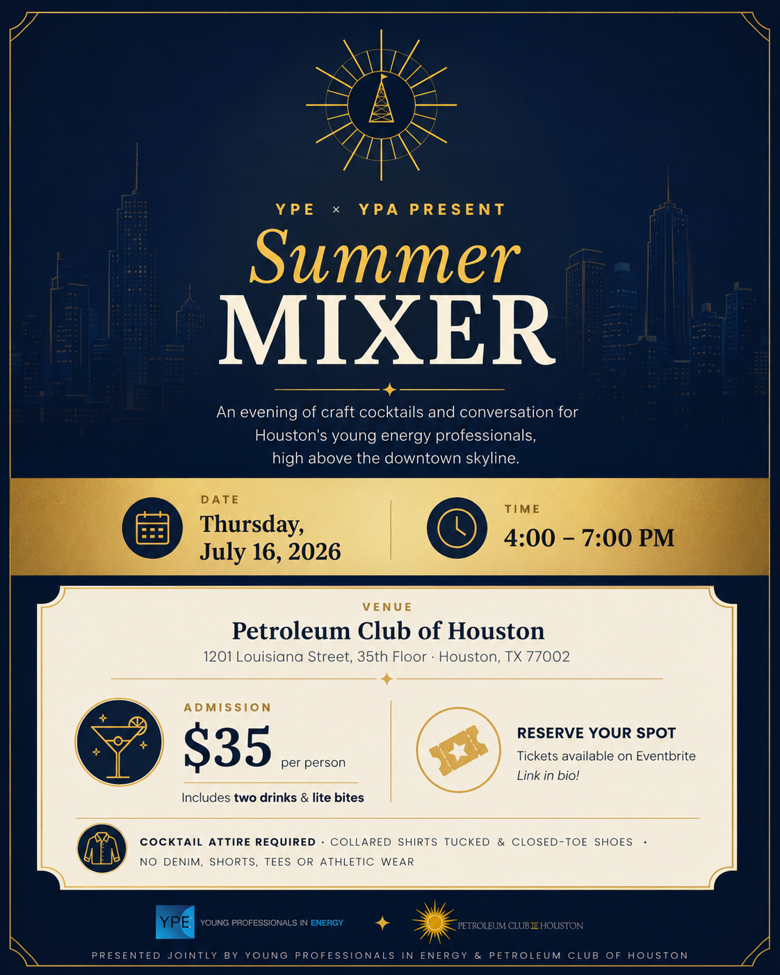 YPE x YPA Networking Happy Hour