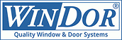 Logo of Windsor, a brand of window and door systems, with the text 'Quality Window & Door Systems'.