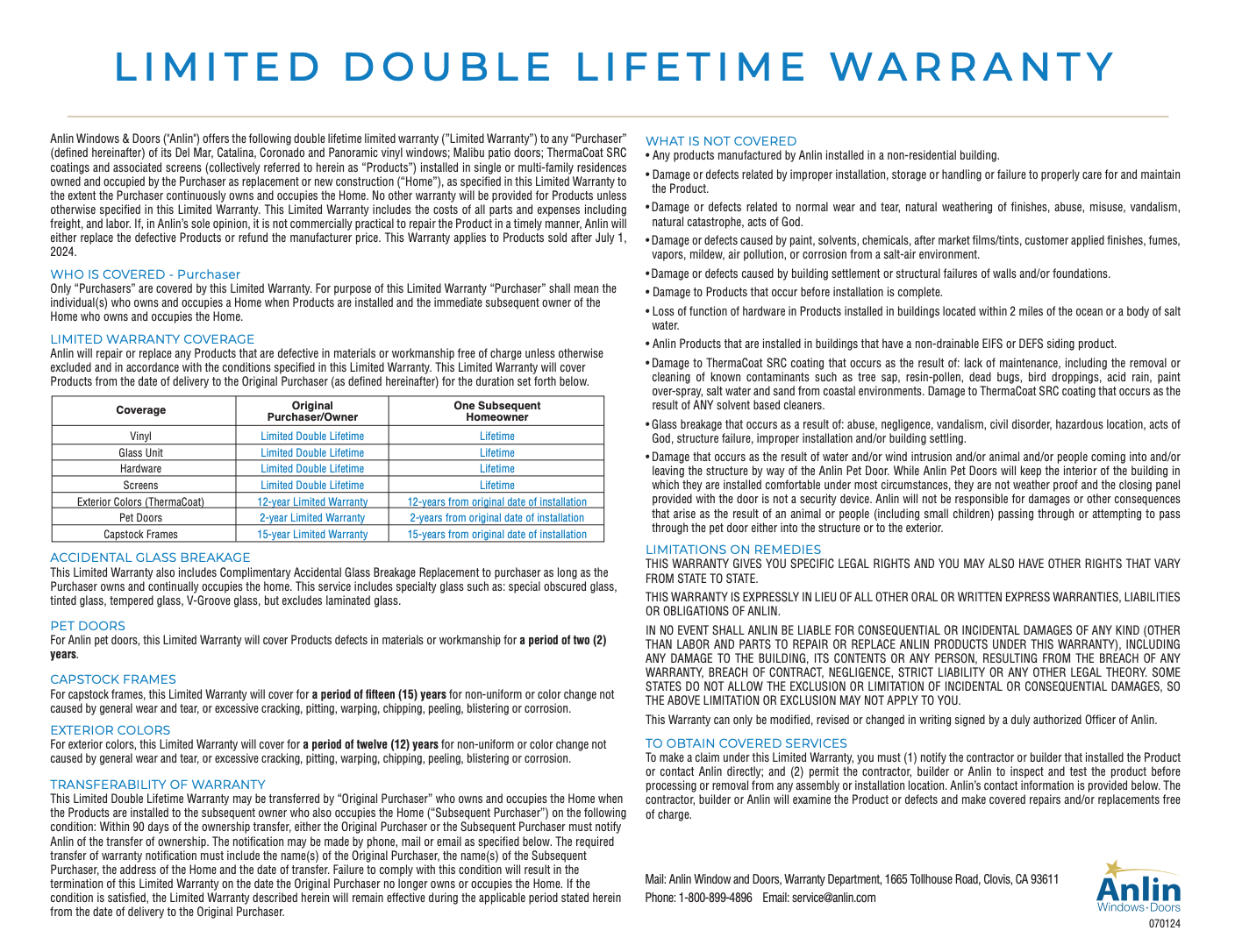 Replacement Window Warranties in Arizona: What Does “Lifetime” Really Cover?