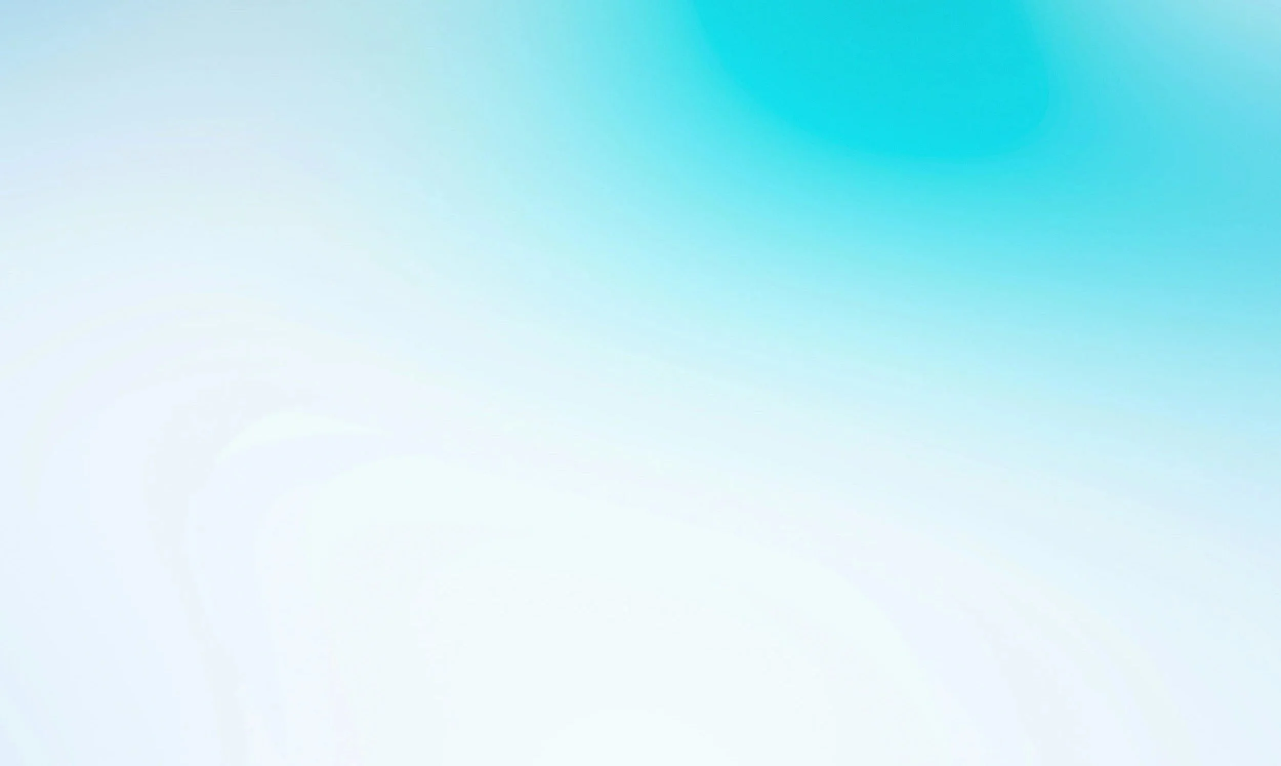 A gradient background with shades of light blue and teal.