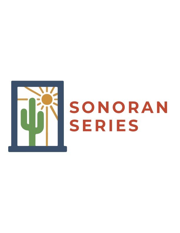 Logo of Sonoran Series featuring a stylized desert scene with a cactus and sun within a blue frame, with the text 'Sonoran Series' in red.