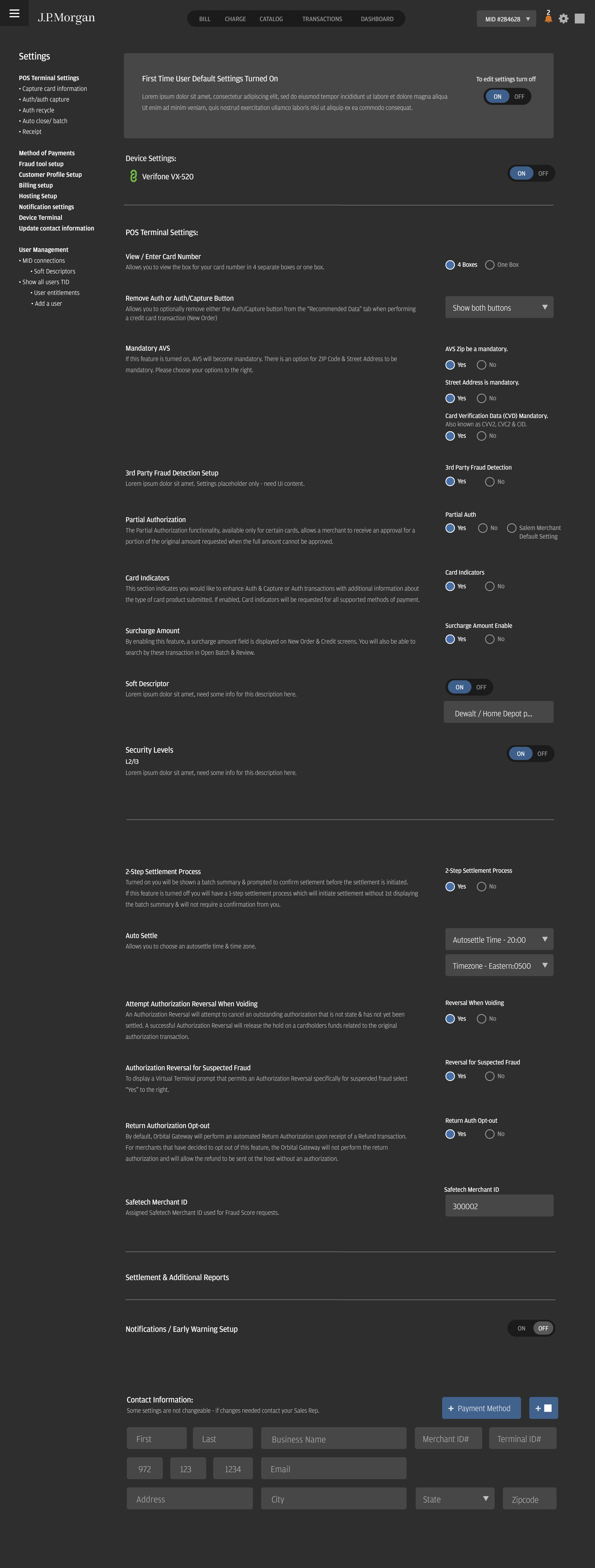 With any complex CSR solution, you need to be able to customize it to the company preferences. This is your standard "Global Settings" Page.