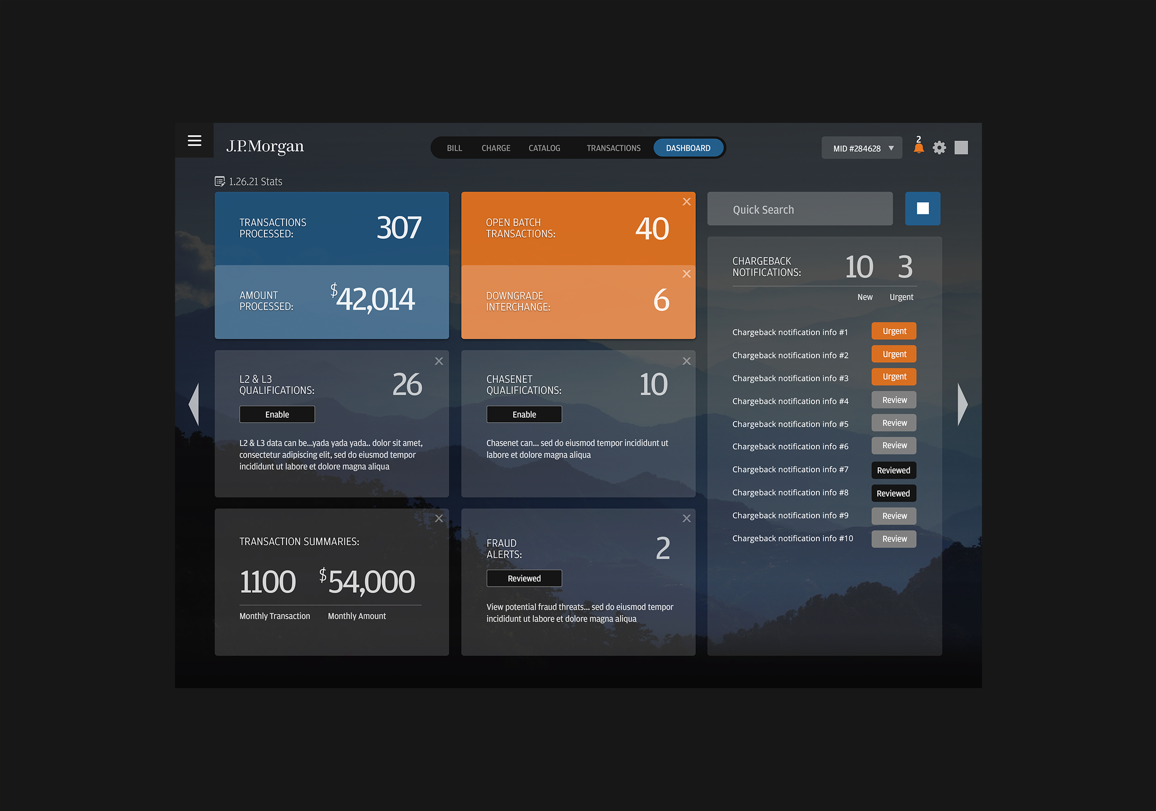 JPMC : Admin Payments Terminal