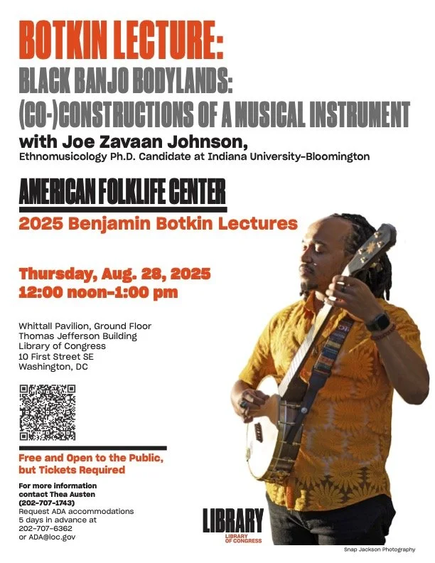 Botkin Lecture: Black Banjo Bodylands: (Co-)Constructions of a Musical Instrument