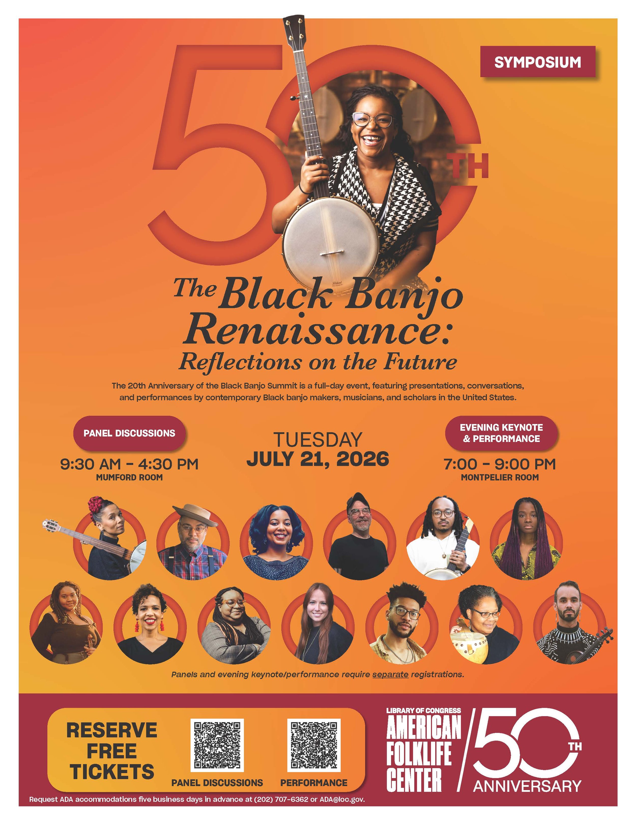 Black Banjo Renaissance Symposium Flyer