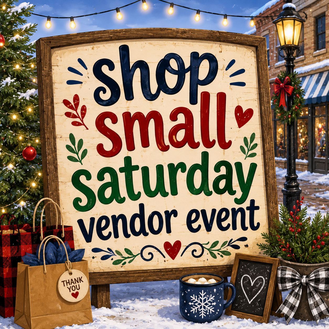 Shop Small Saturday Vendor Event