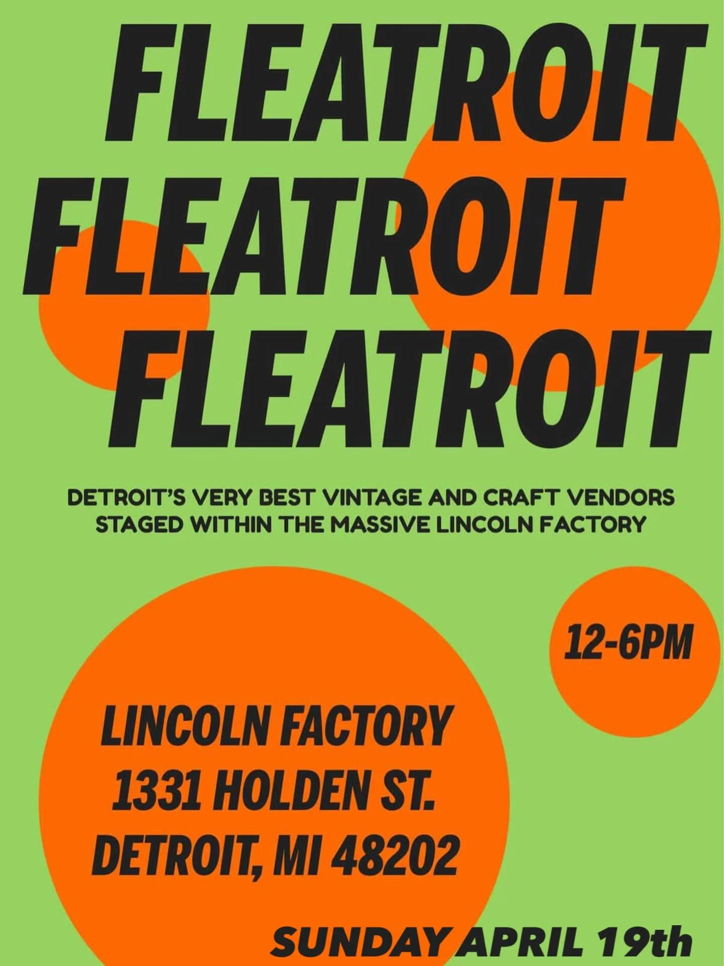 🪩 Come hang at @fleatroit &lsquo;s Lincoln Factory sale on Sunday, April 19th to see what new goodies I got for ya 🕺🏻Hope to see you there! 
.
.
.
.
.
#detroitvintage #silverforsale #vintagejewelery #vintagemarketplace #vintagepopup