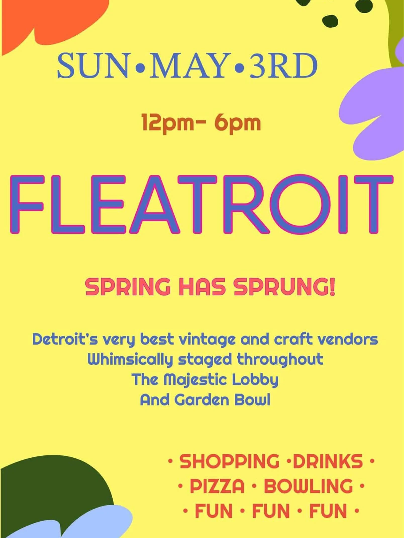 🌻🌷Come out and have some spring fun at the @fleatroit Spring Sale! I&rsquo;ll be bringing some new silver pieces and some trinkets. Btw, did I mention @gardenbowldet will be serving up BRUNCH? 😋 See ya there! 
.
.
.
.
.
#vintagejewelry #vintageste