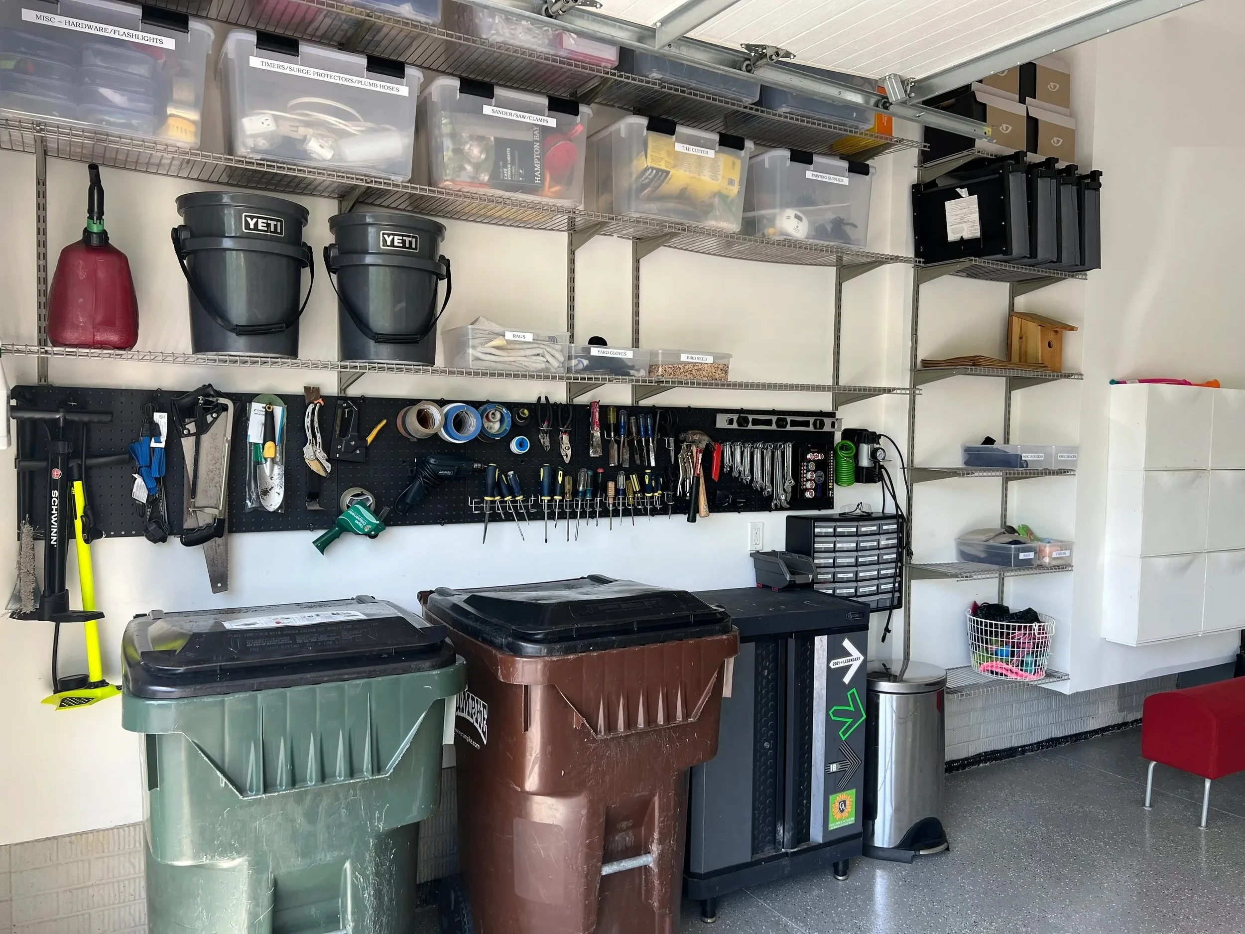 organized garage