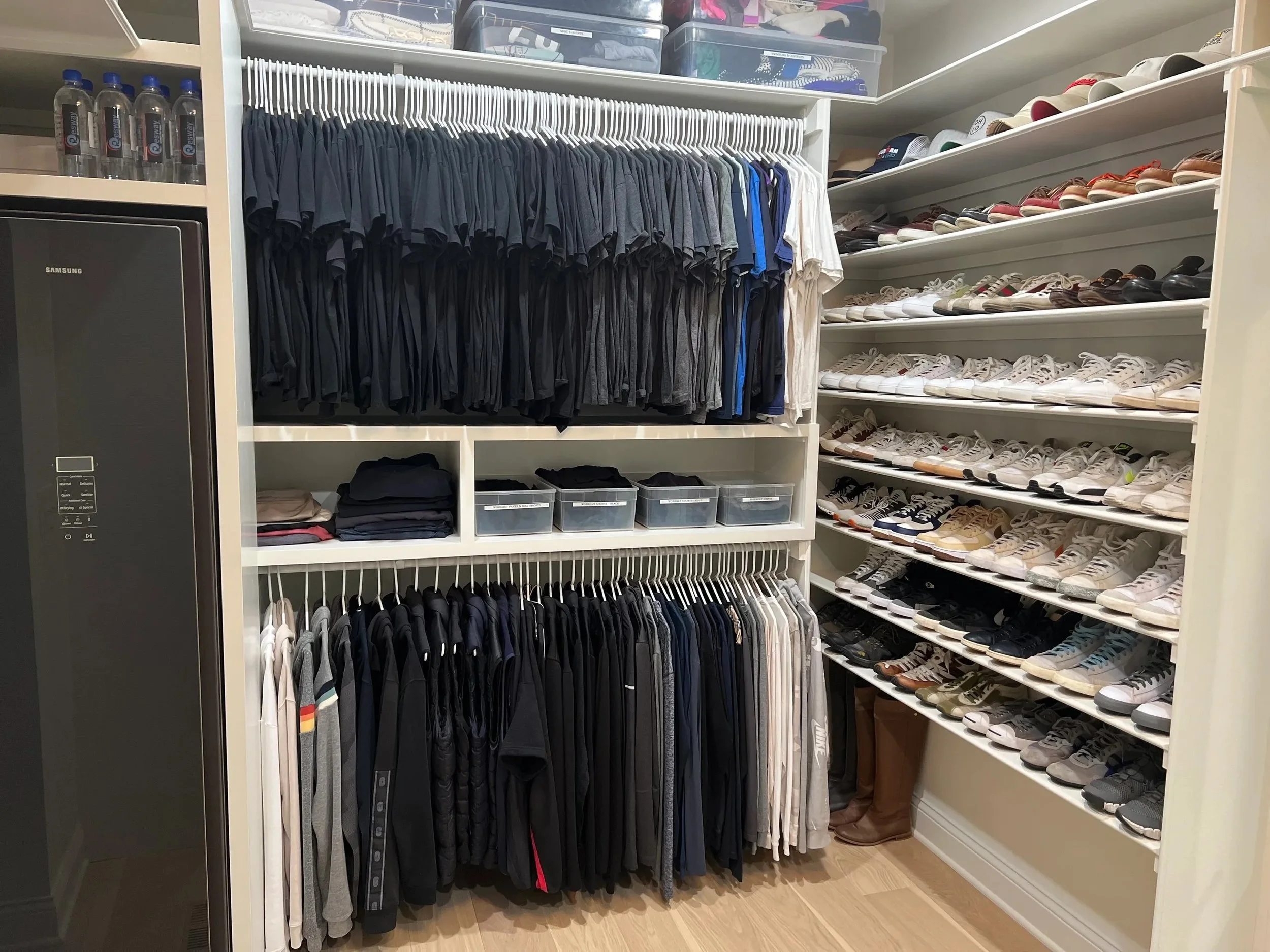 organized closet